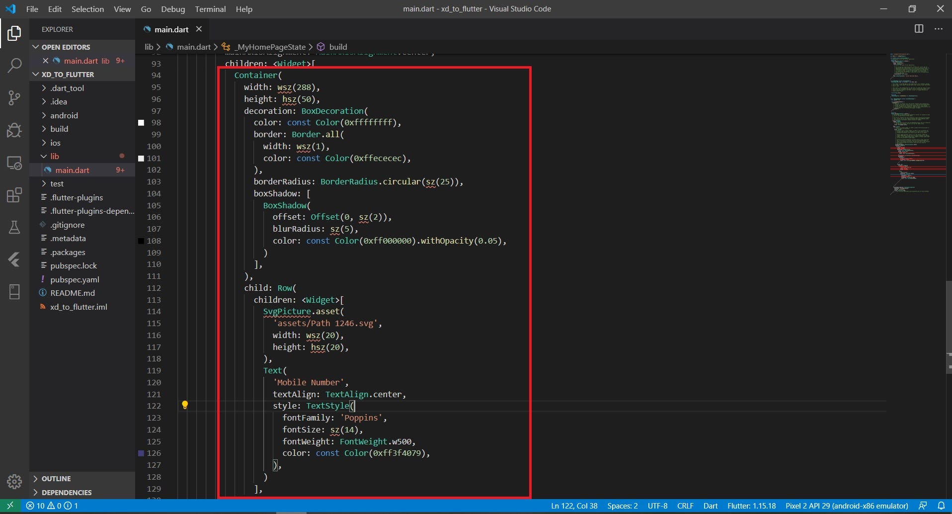 Improve your Flutter UI code productivity using Adobe XD | by rakesh ...