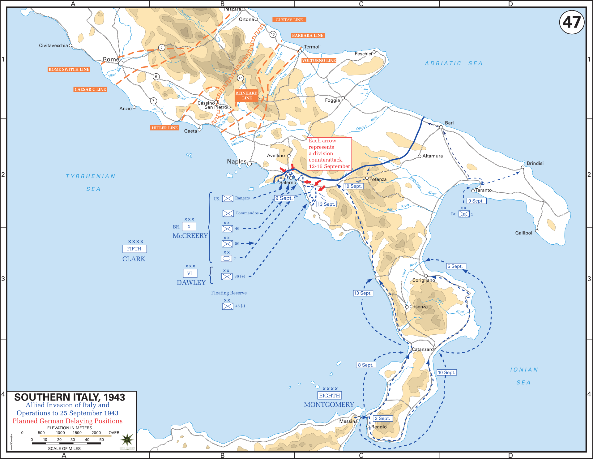 Southern Front Maps of World War II Inflab Medium