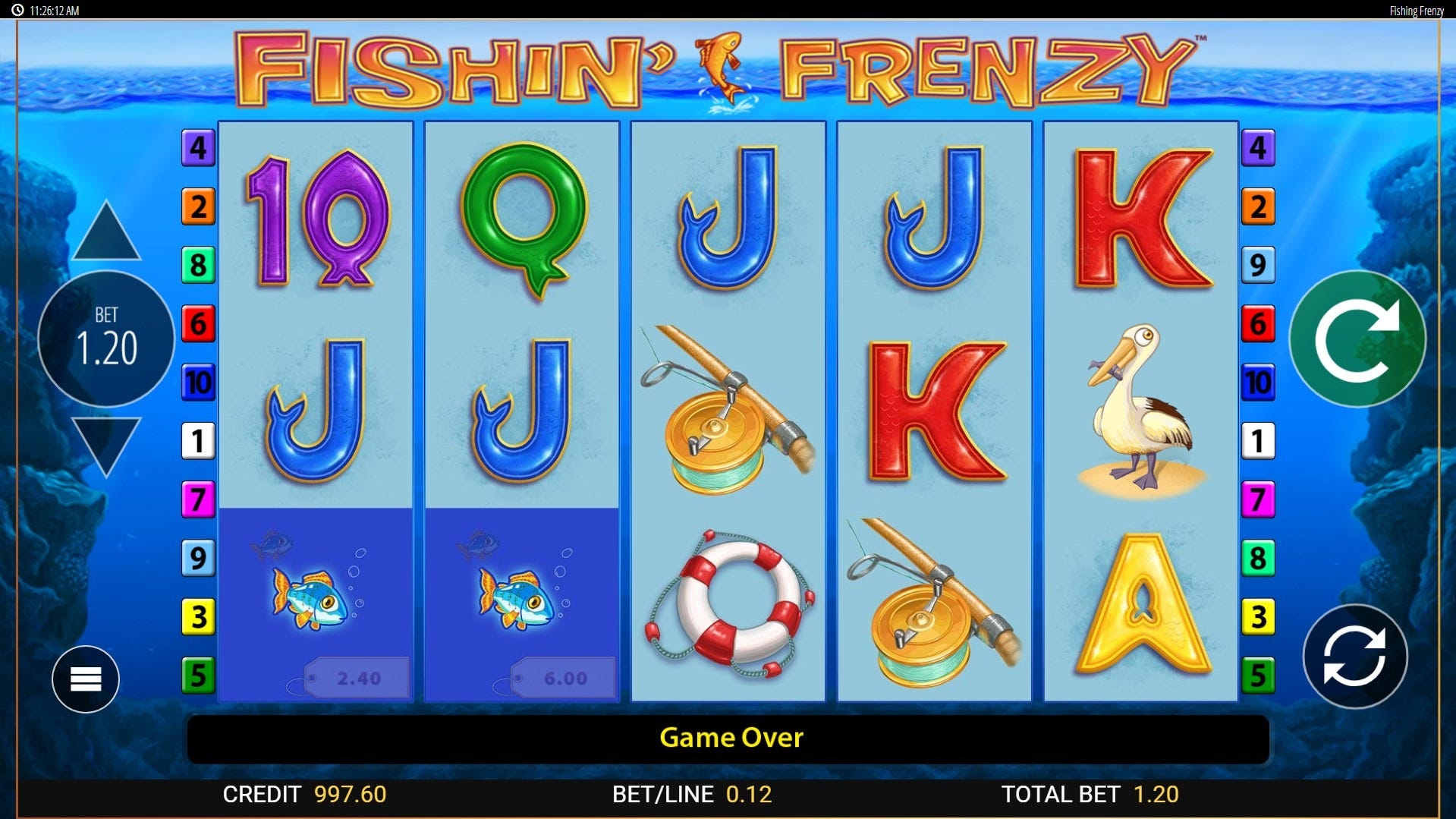 Fishing frenzy free play demo game