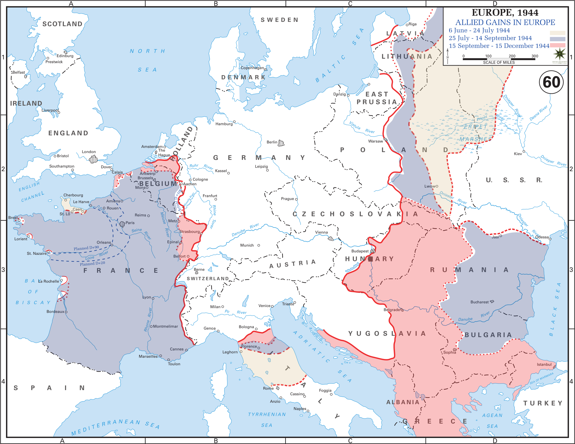 WW2 Major Battle Map