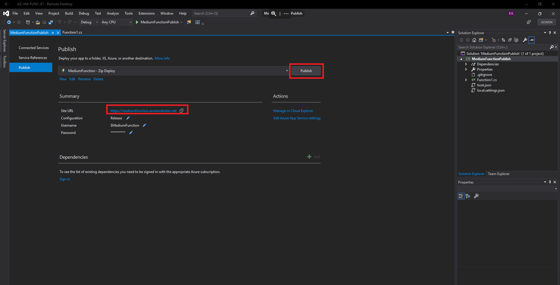 Publishing Azure Functions to Azure using Visual Studio 2019 | by ...