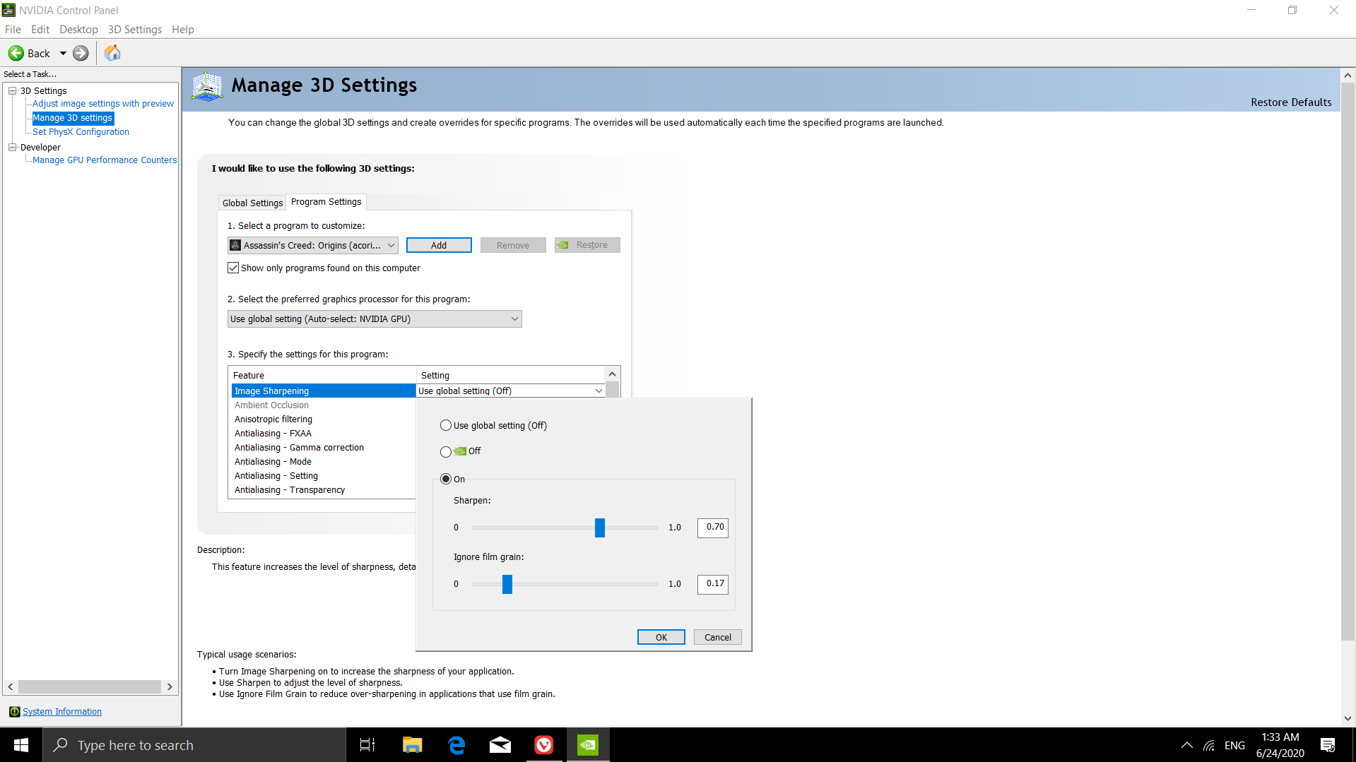 Nvidia Image Sharpening Budget Gamers Guide to Squeezing Higher Frame