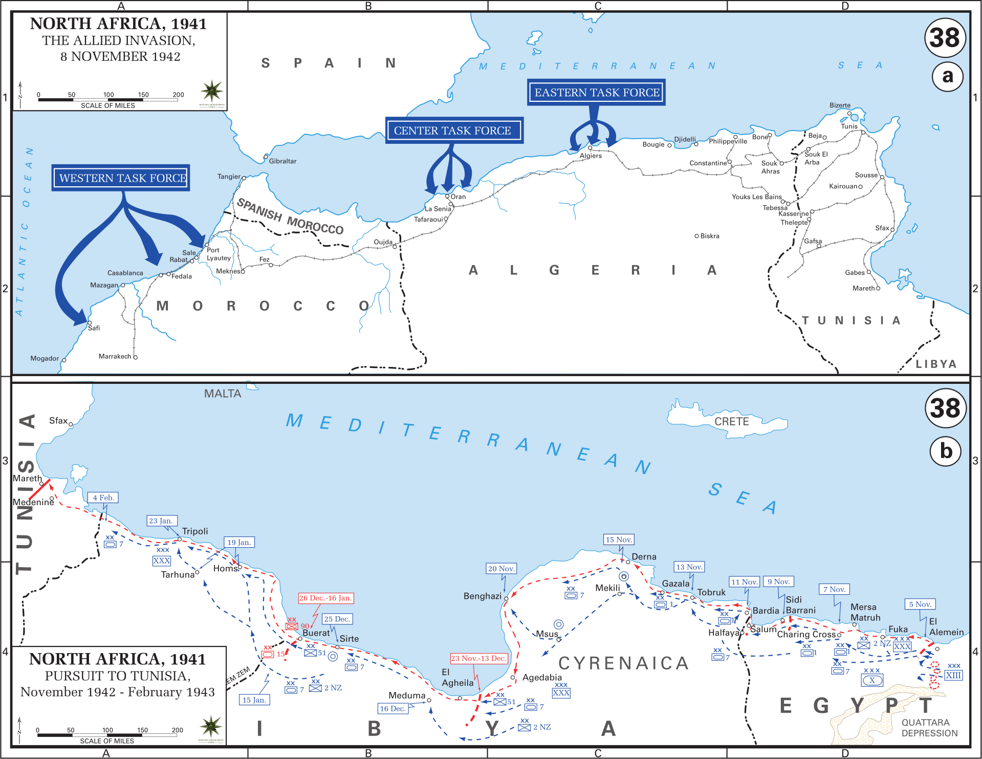 Southern Front Maps of World War II - Inflab - Medium