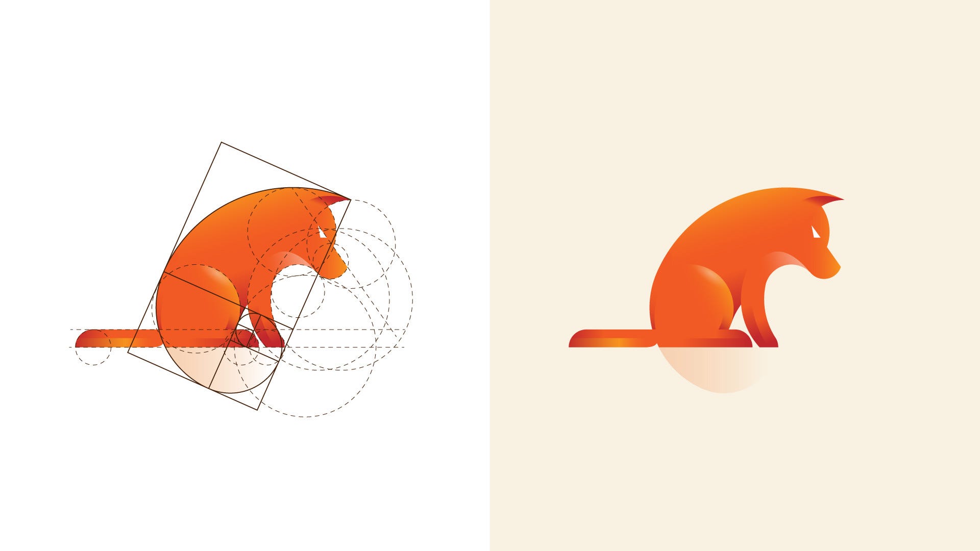 How To Design A Logo With Golden Ratio Spiral By Dainogo Medium