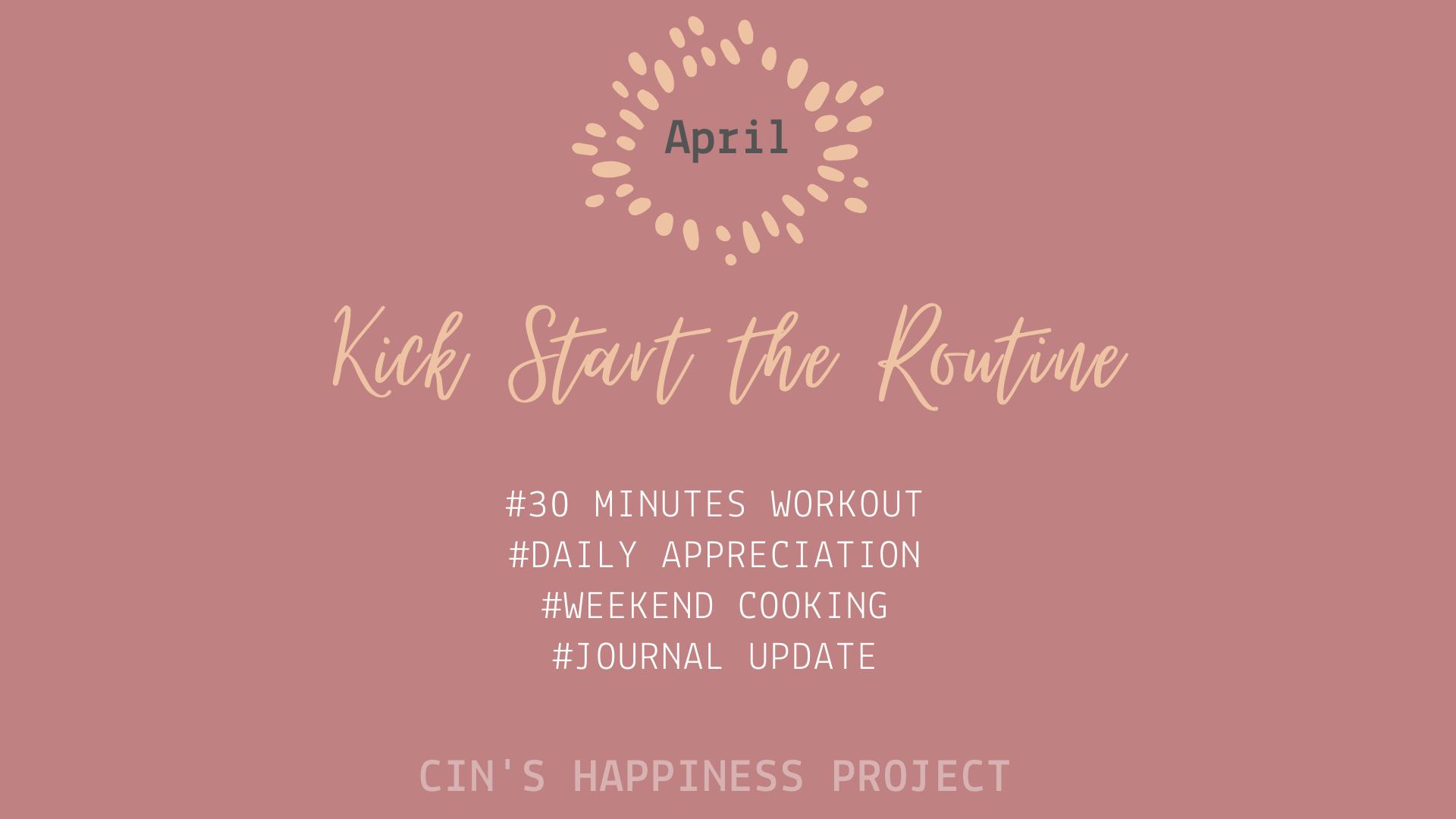 02 Kick Start The Routine 日常規律養成 你有多自律 就有多自由 By Cin S 尋樂人札記 My Happiness Project Journal Medium 02 Kick Start The Routine 日常規律養成 你有多自律 就有多自由 By Cin S 尋樂人札記 My Happiness Project Journal Medium