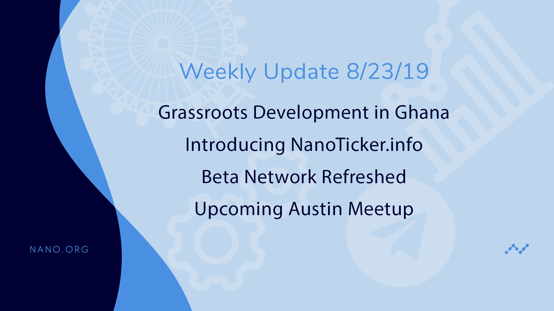 Weekly Update 82319 Nano Medium