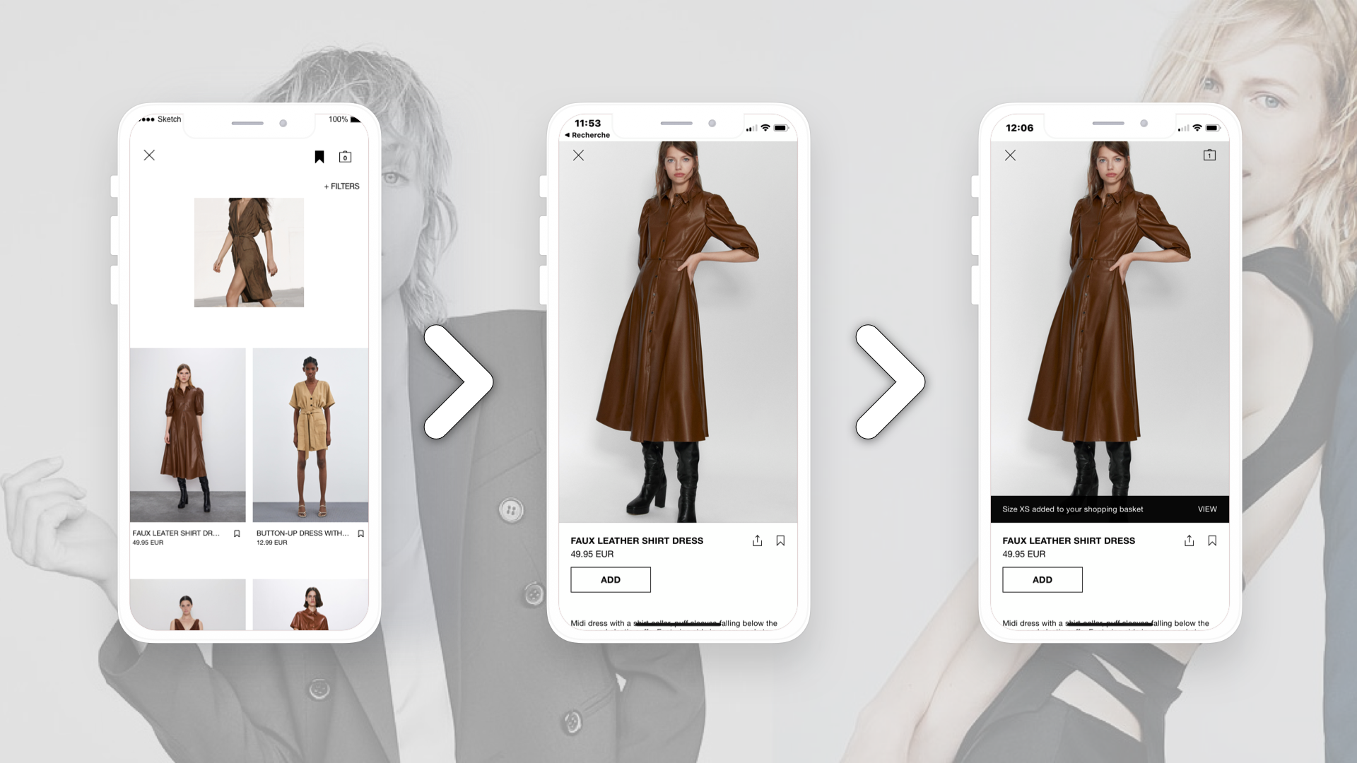 Zara app : A new feature to a further purchase experience | by Martin C. |  Medium