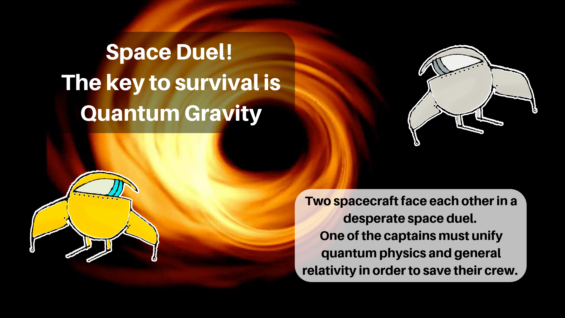 Space Duel! The key to survival is Quantum Gravity - The ...