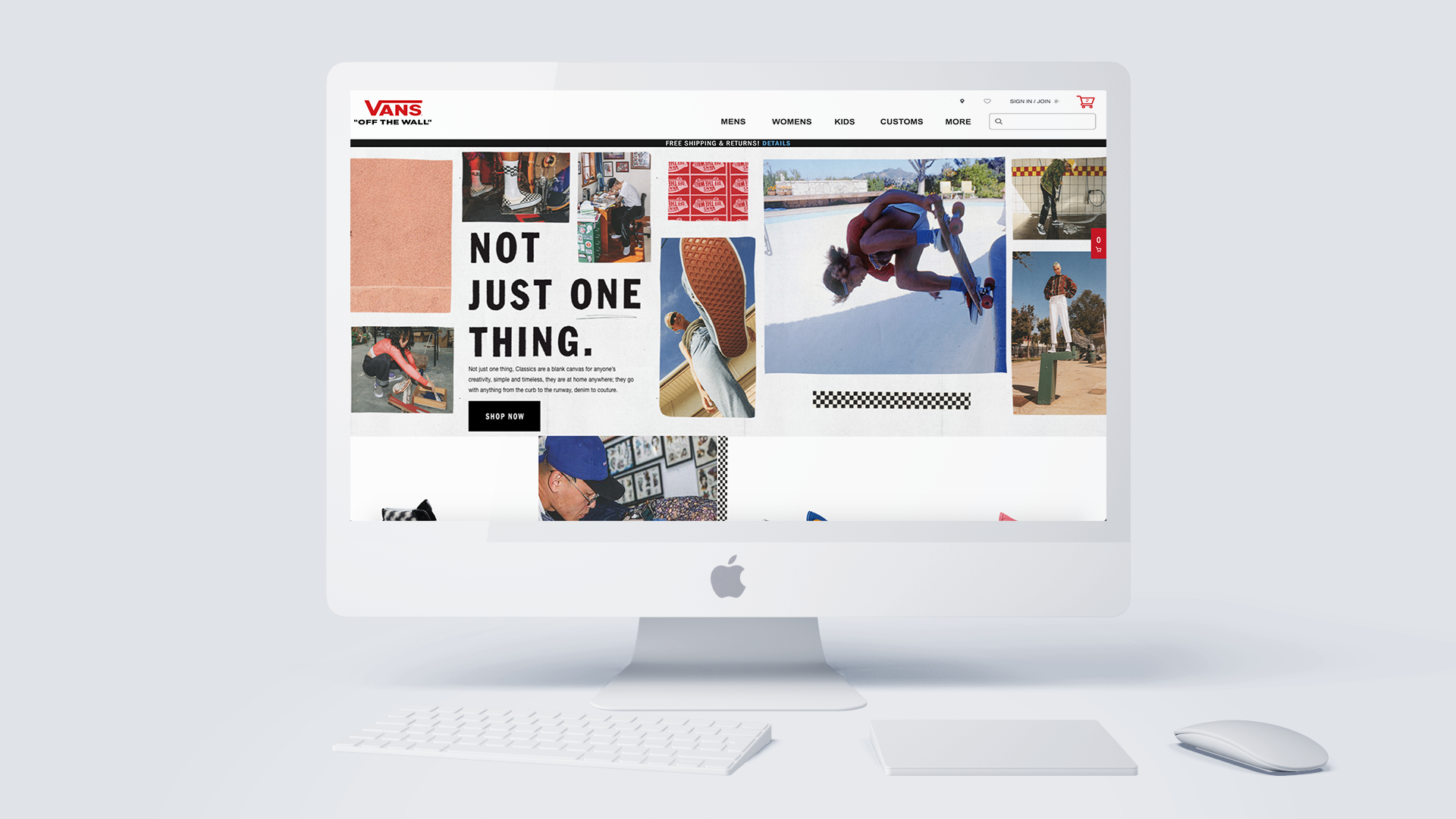 UI/UX Case Study. Redesigning Vans 