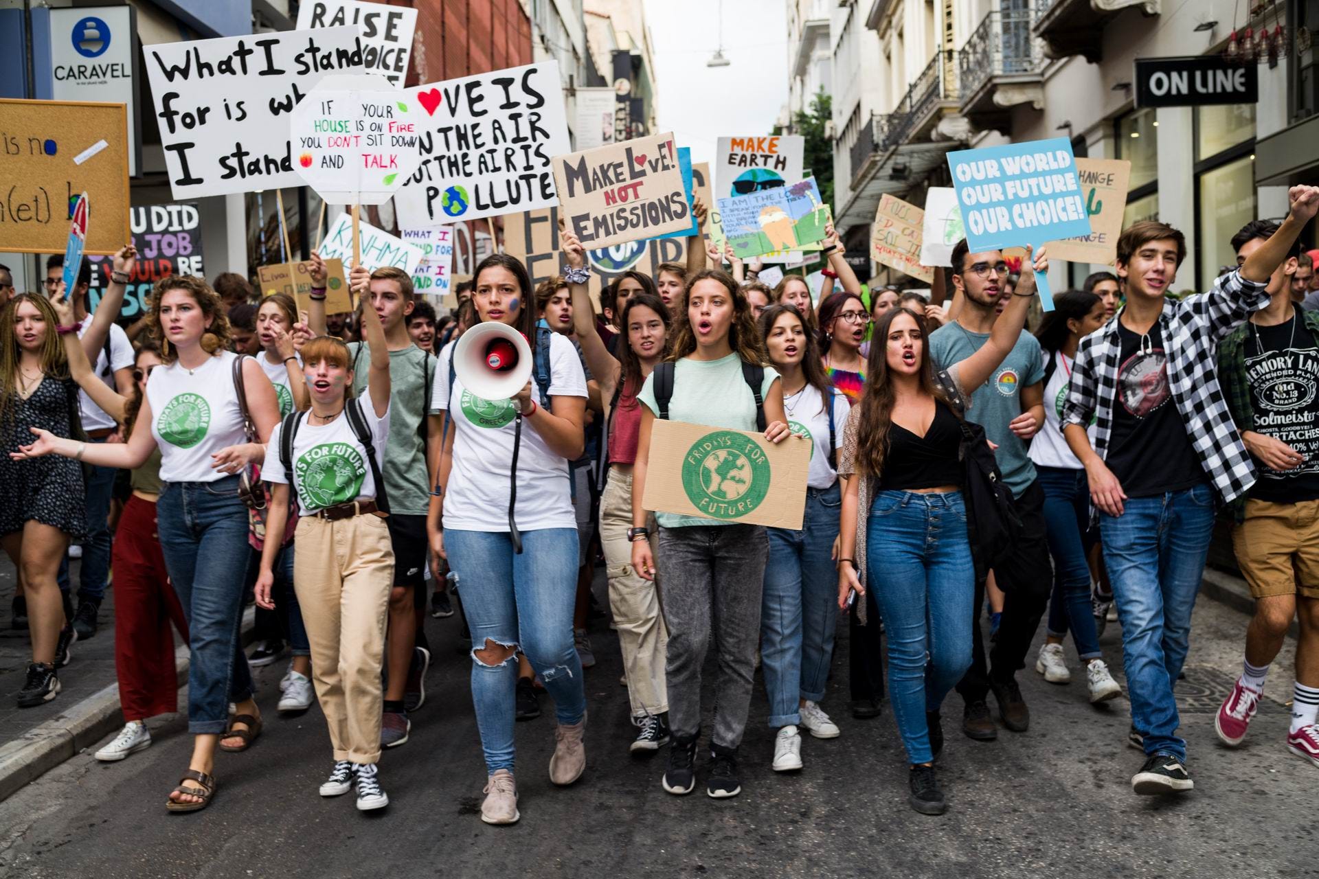 Young Greeks Take to Streets in Global Climate Protest | by AthensLive News | AthensLive | Medium