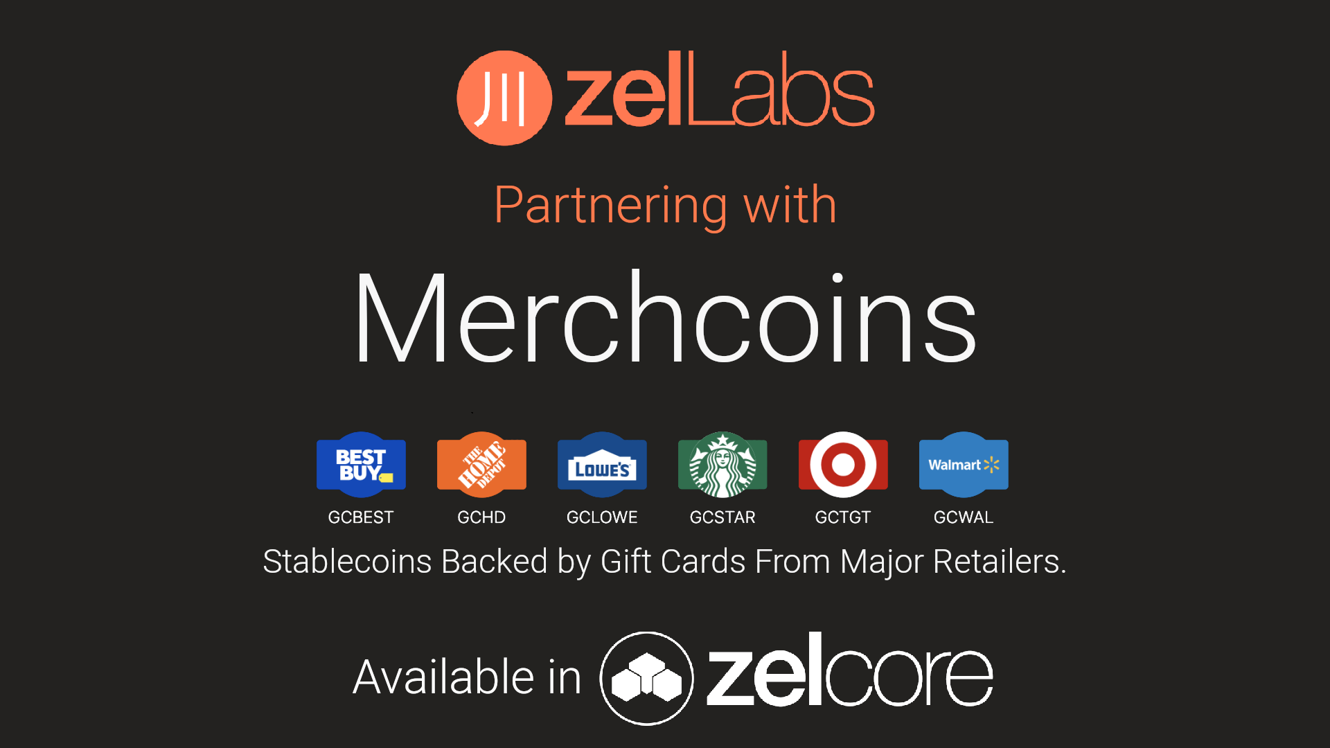 Zellabs Merchcoins Partner To Add Gift Card Tokens To Zelcore