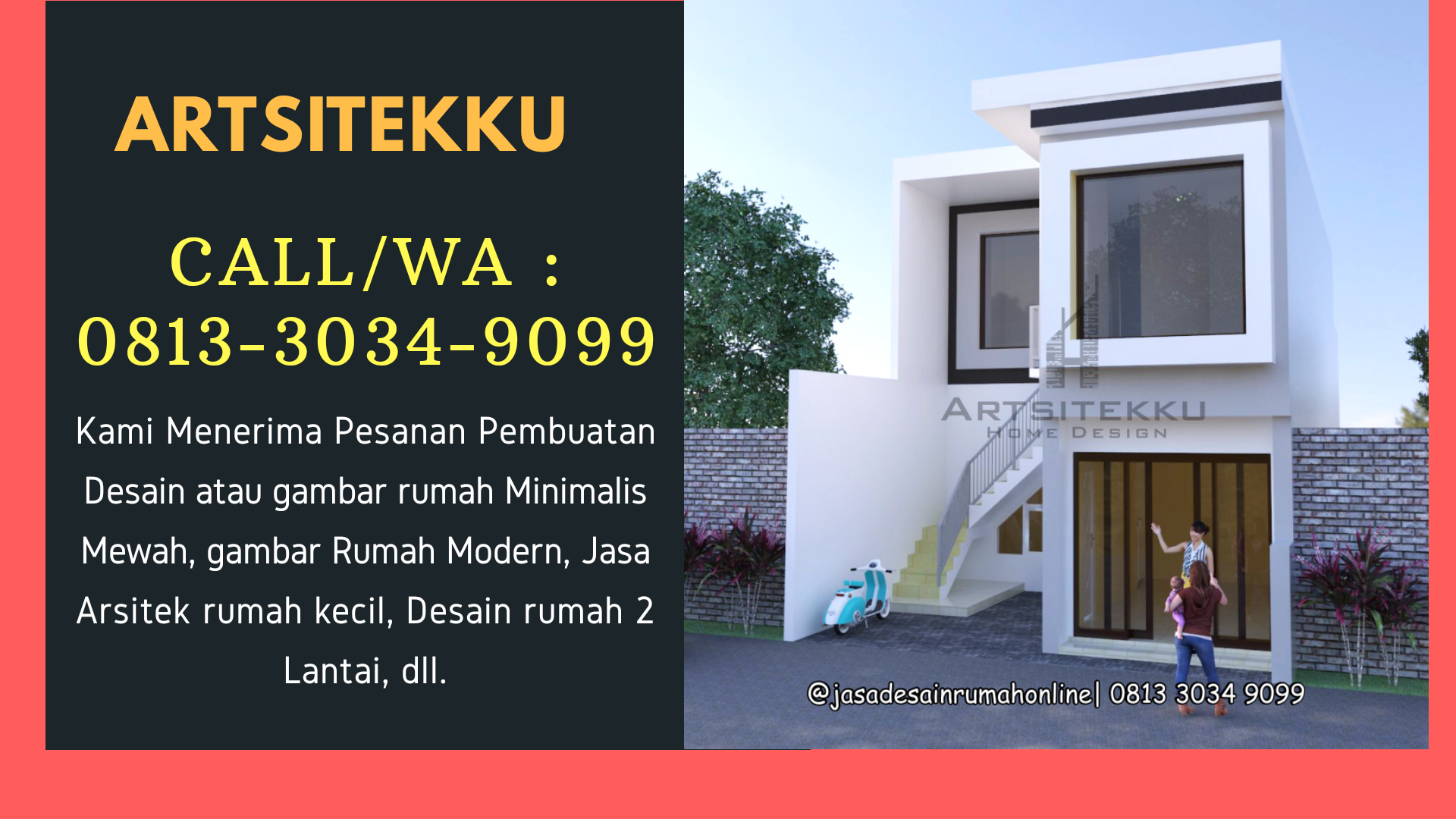 CALL WA 0813 5828 2515 Desain Rumah Mewah Batu By Jasa Desain Rumah Malang Medium