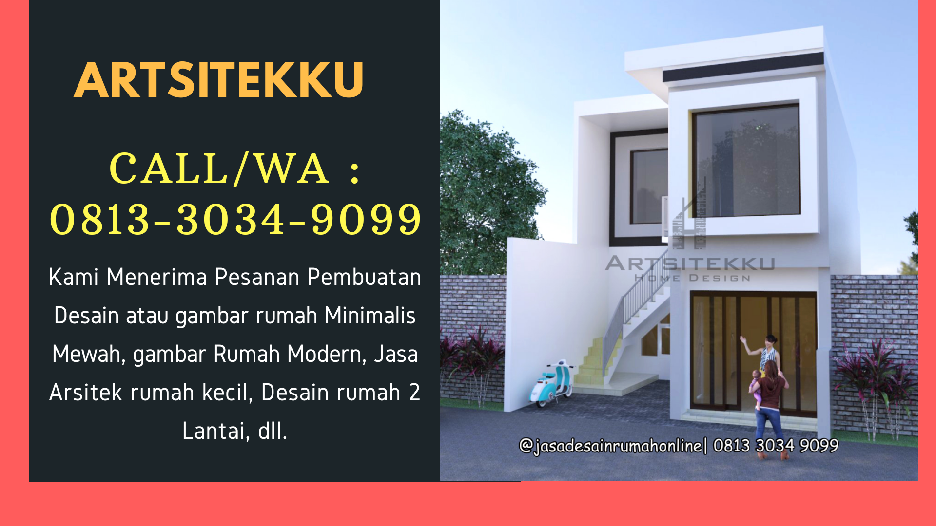 Gambar Rumah Modern Jasa Desain Rumah Malang Medium