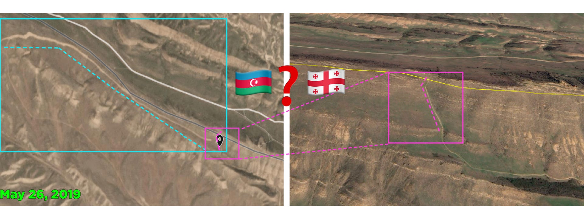 Holy Tension Georgia Azerbaijan Border Dispute Grows By Dfrlab Dfrlab Medium