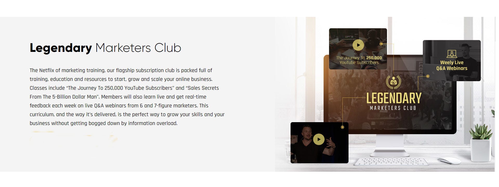 Legendary Marketers Club Print-screen
