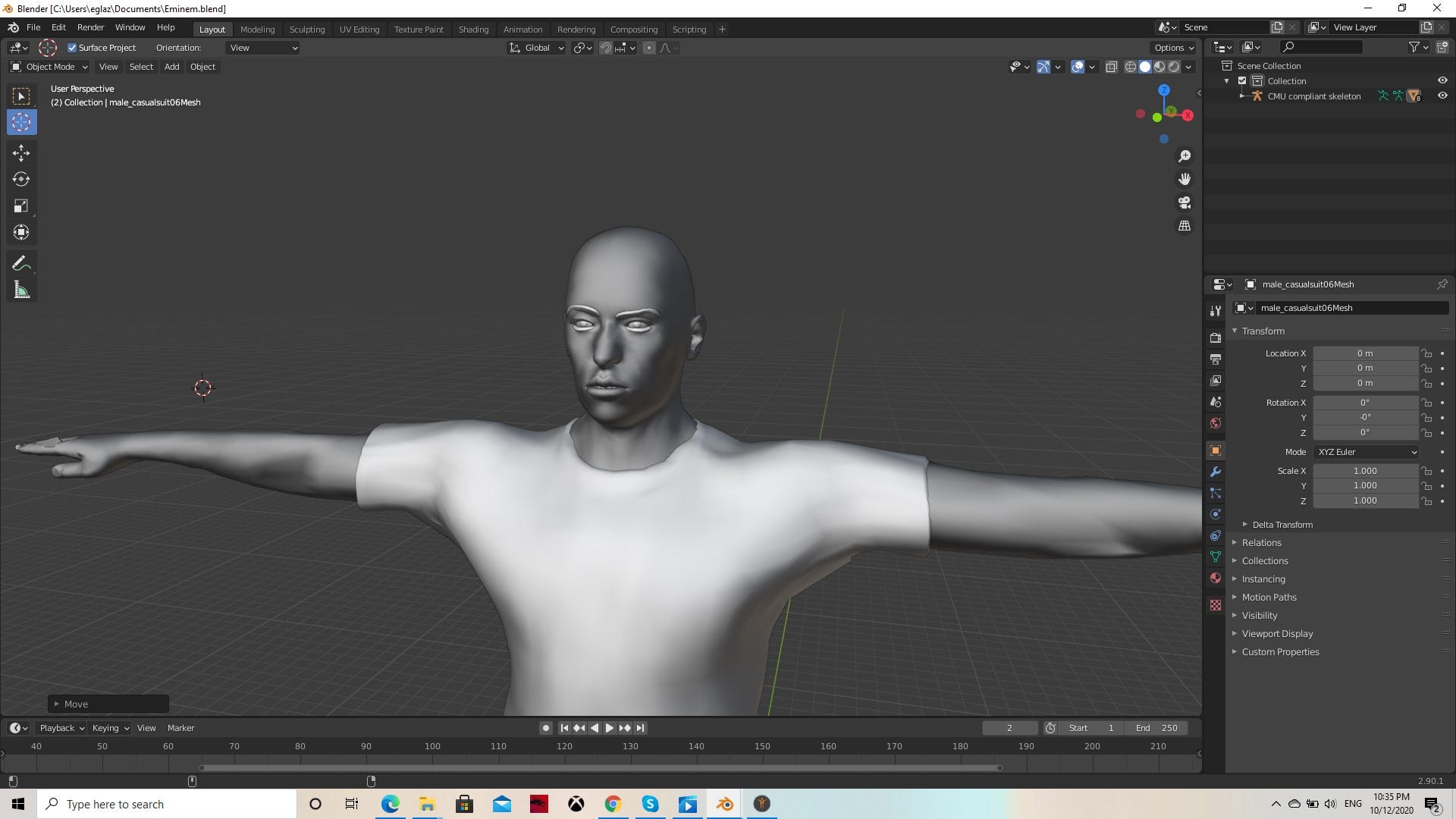 Rigging the face for motion capture with Faceit and Blender by EG