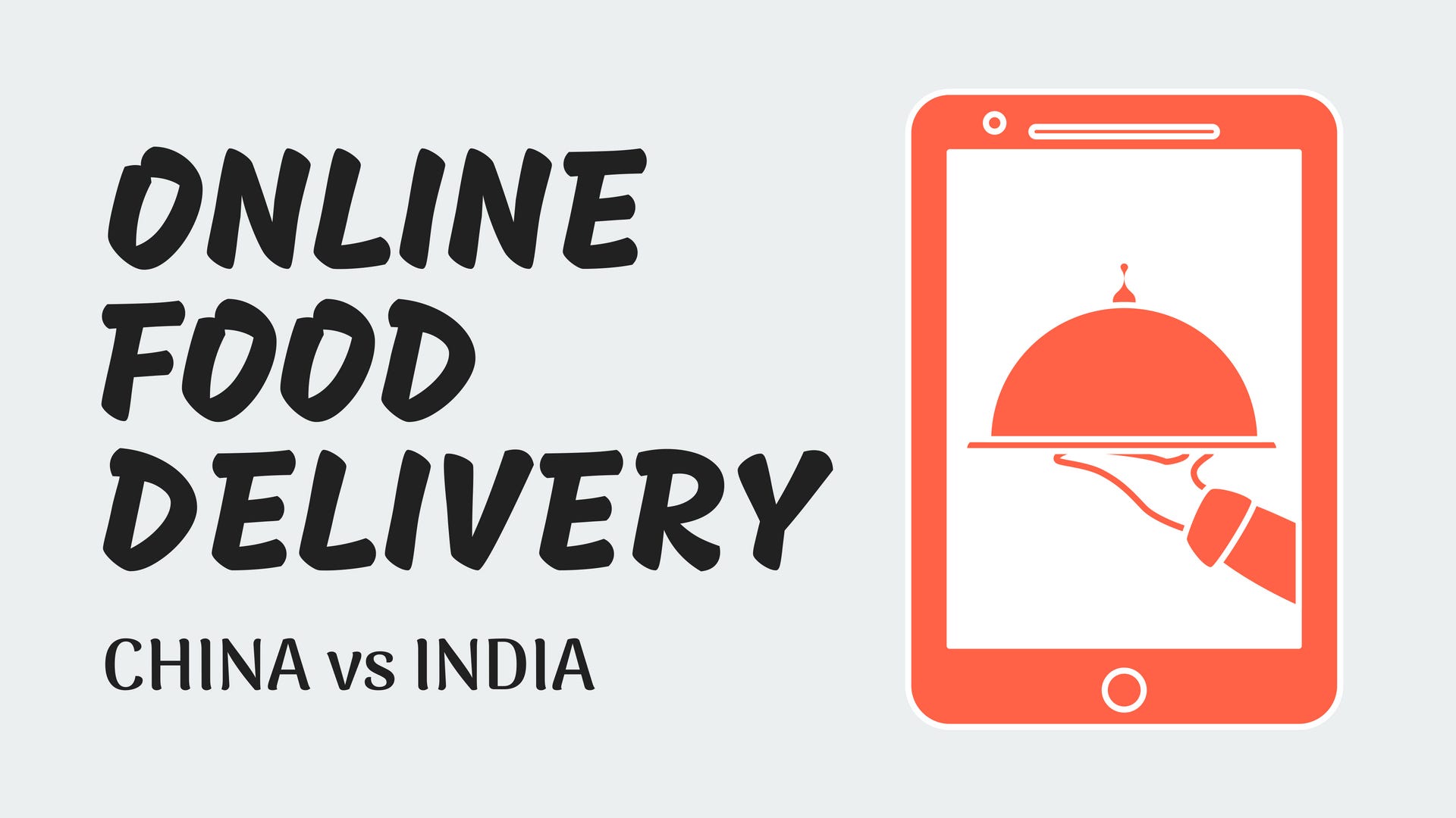 [INFOGRAPHIC] Comparing online food order deliveries in China and India