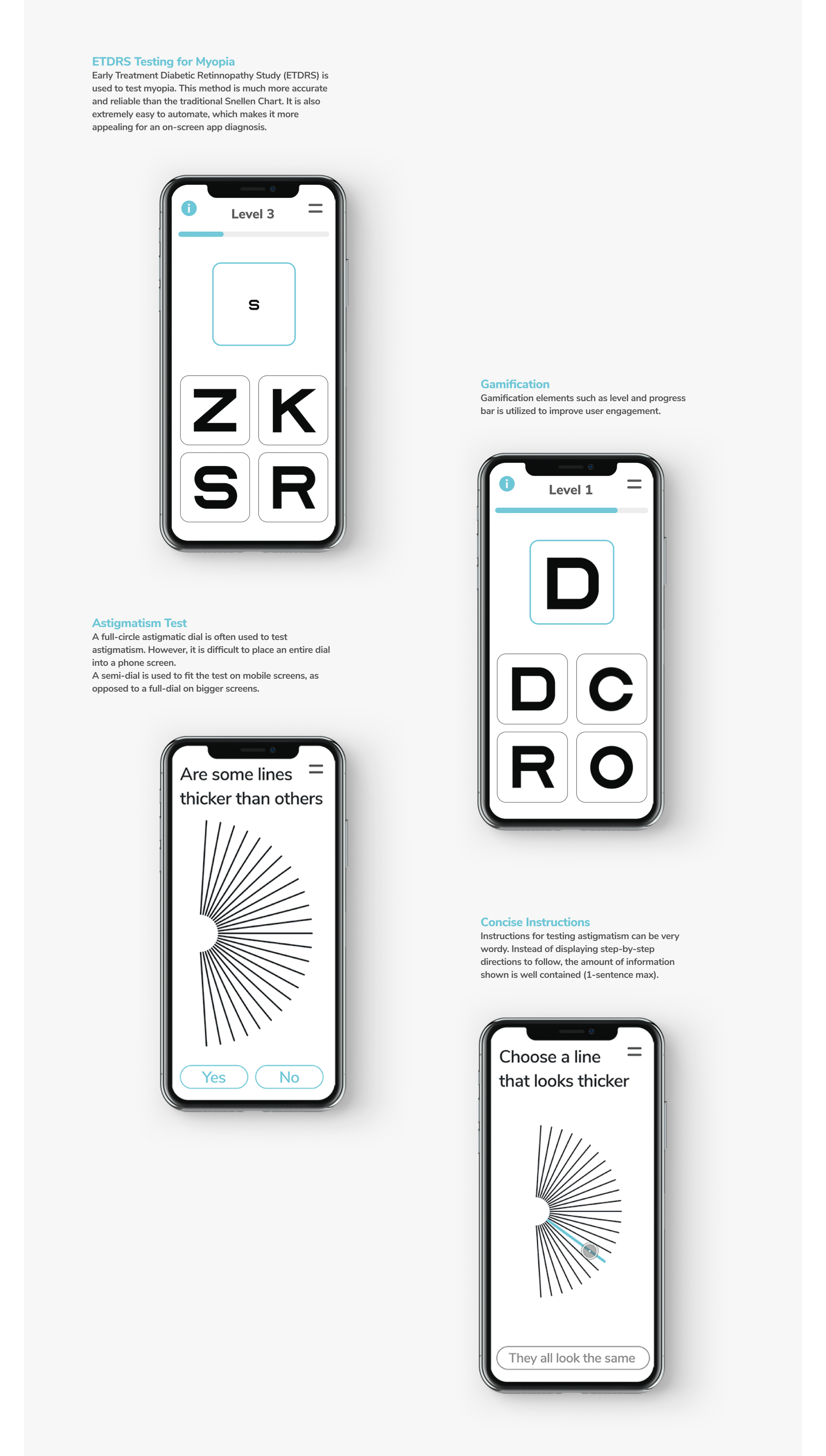 Nearsighted Eye Chart