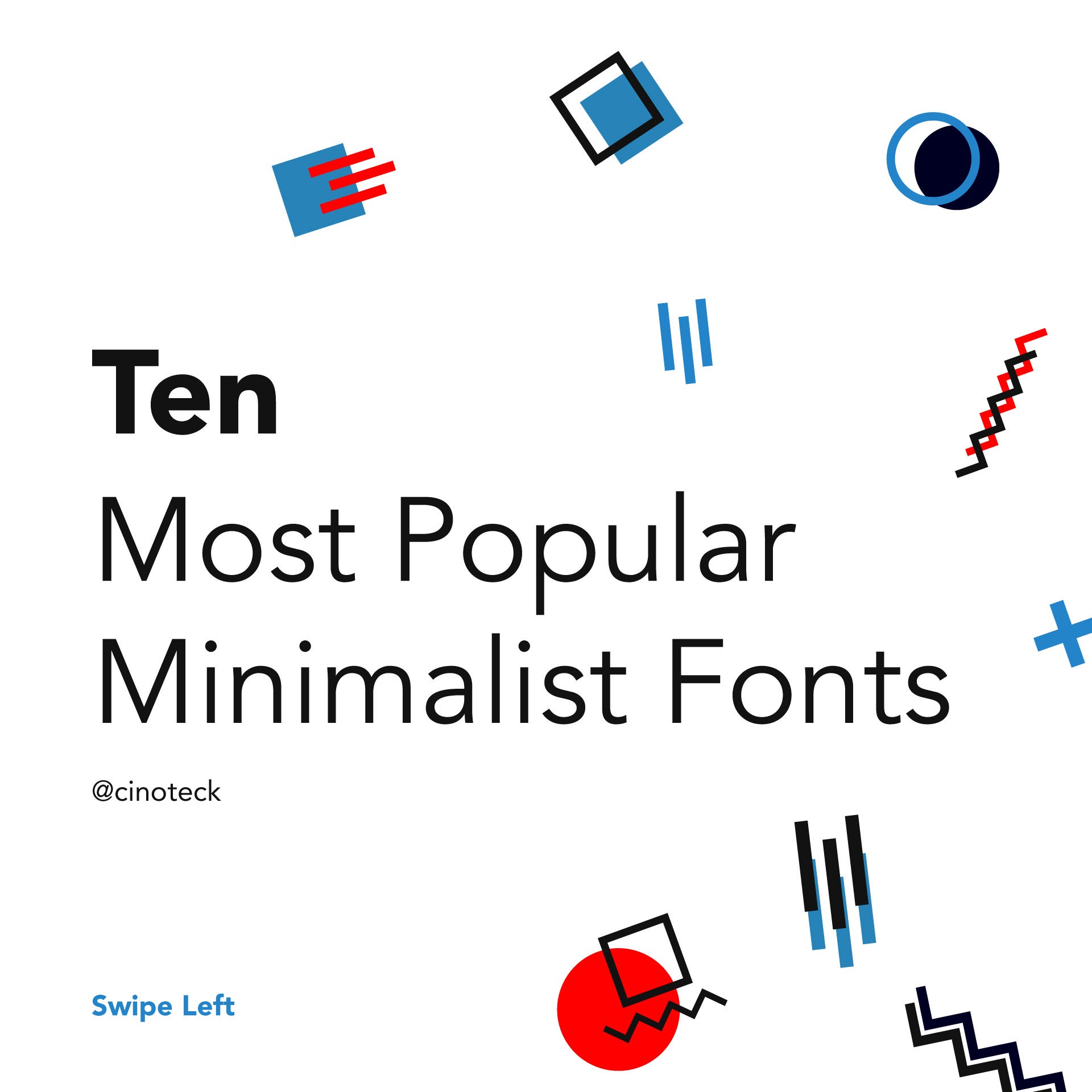 10 Most Popular Minimalist Fonts Cinoteck Treatises Medium