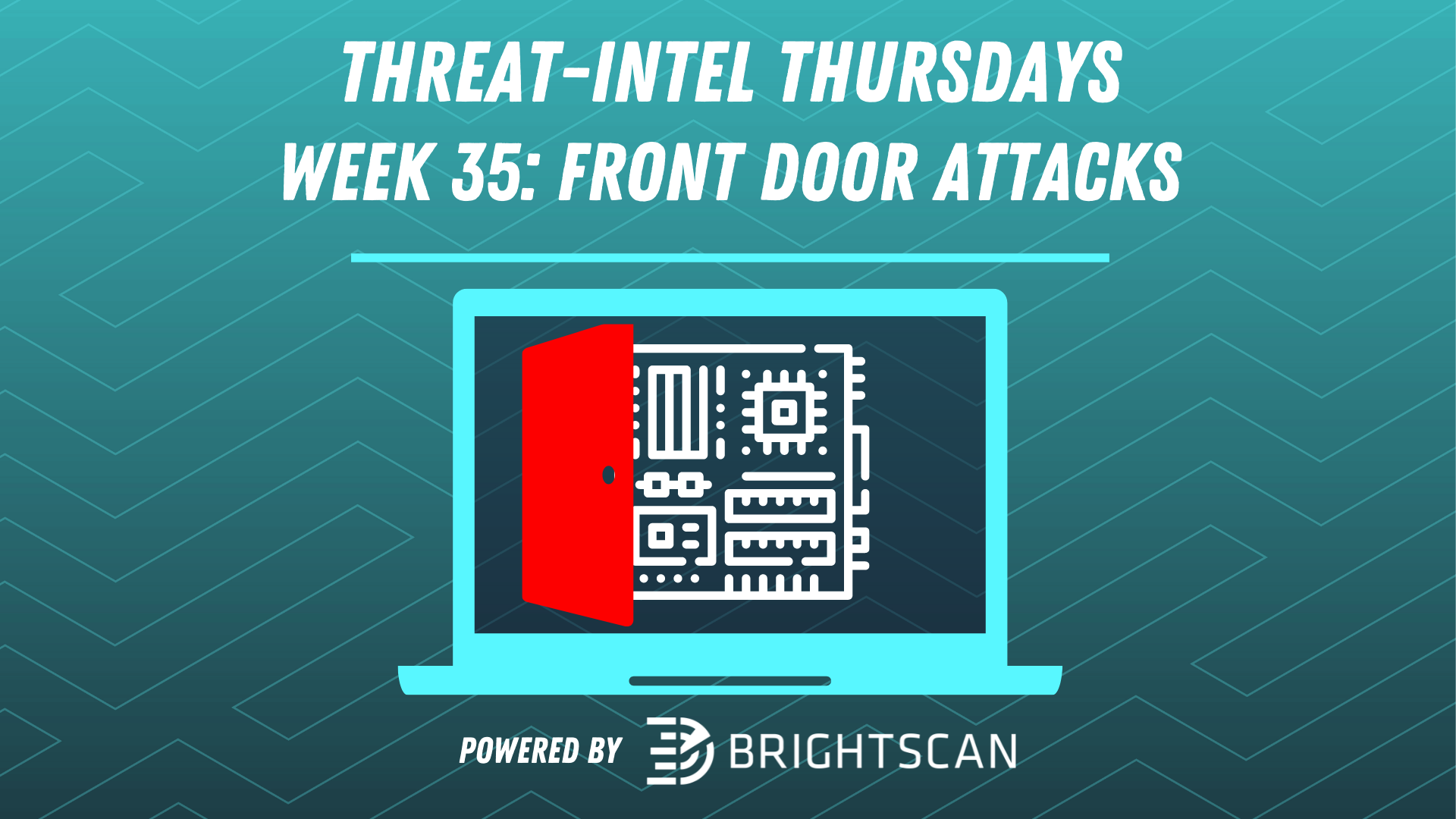 BrightScan ThreatIntelThursday Front Door Attacks by Sarah King