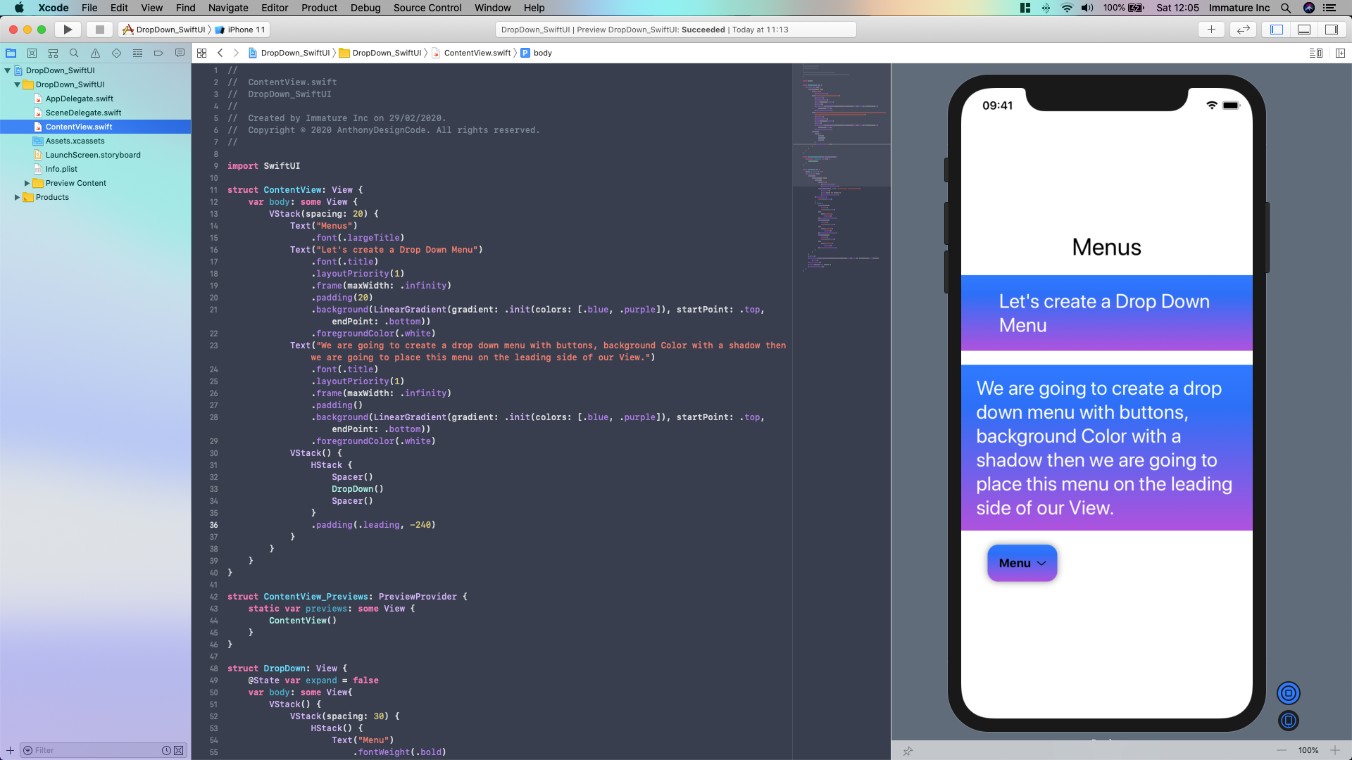 SwiftUI Tutorial — How to create a Floating Drop Down Menu. | by ...