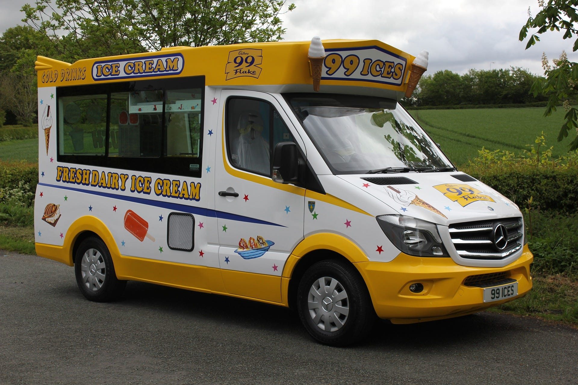 british ice cream van