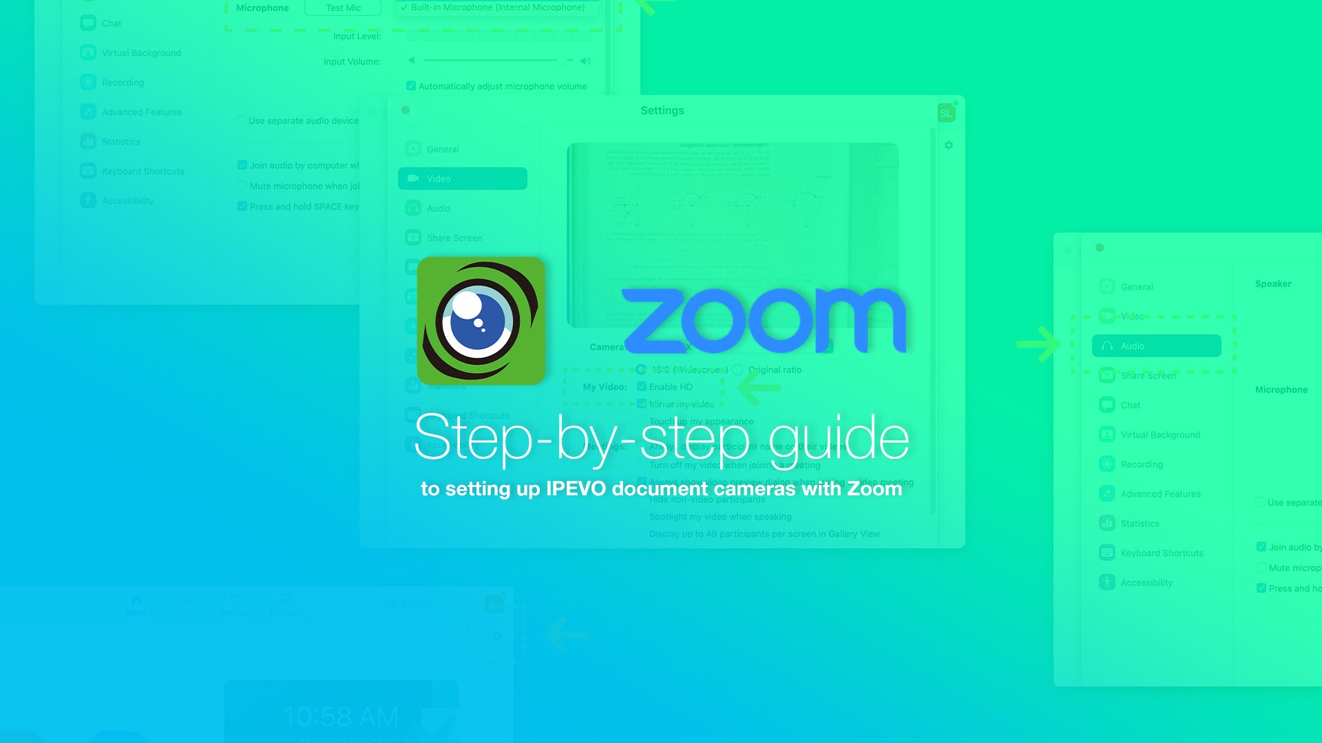 Guide to setting up IPEVO doc cams with Zoom On IPEVO