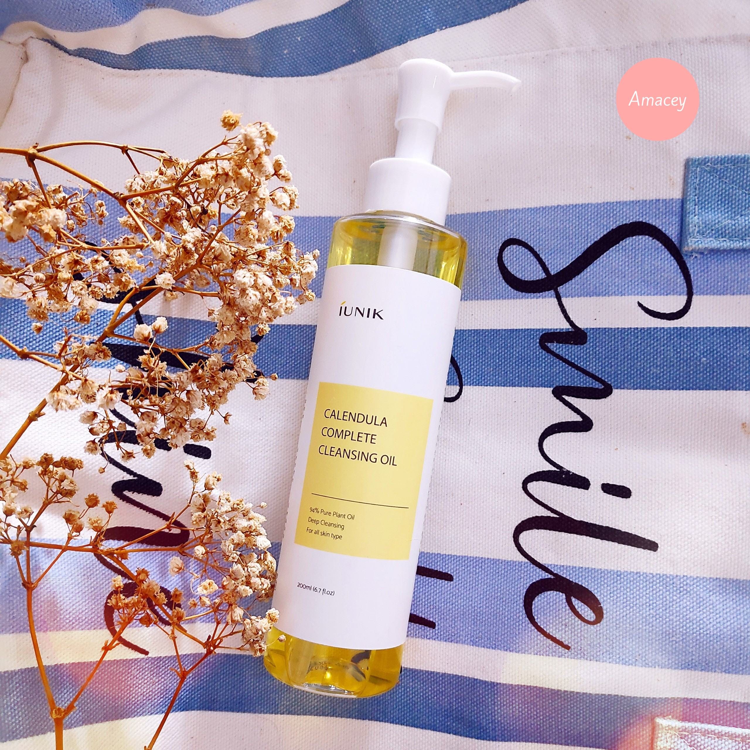Dầu tẩy trang iUNIK Calendula Complete Cleansing Oil