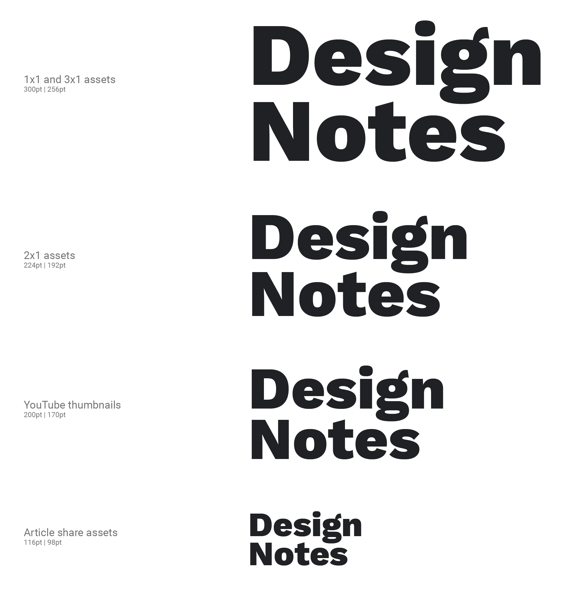 The Design Notes visual identity - Google Design - Medium