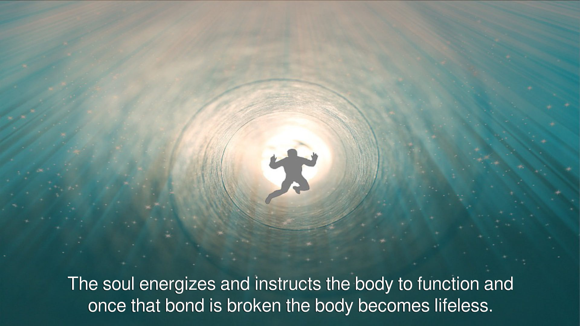 What happens after you die?. The body which is made up of physical