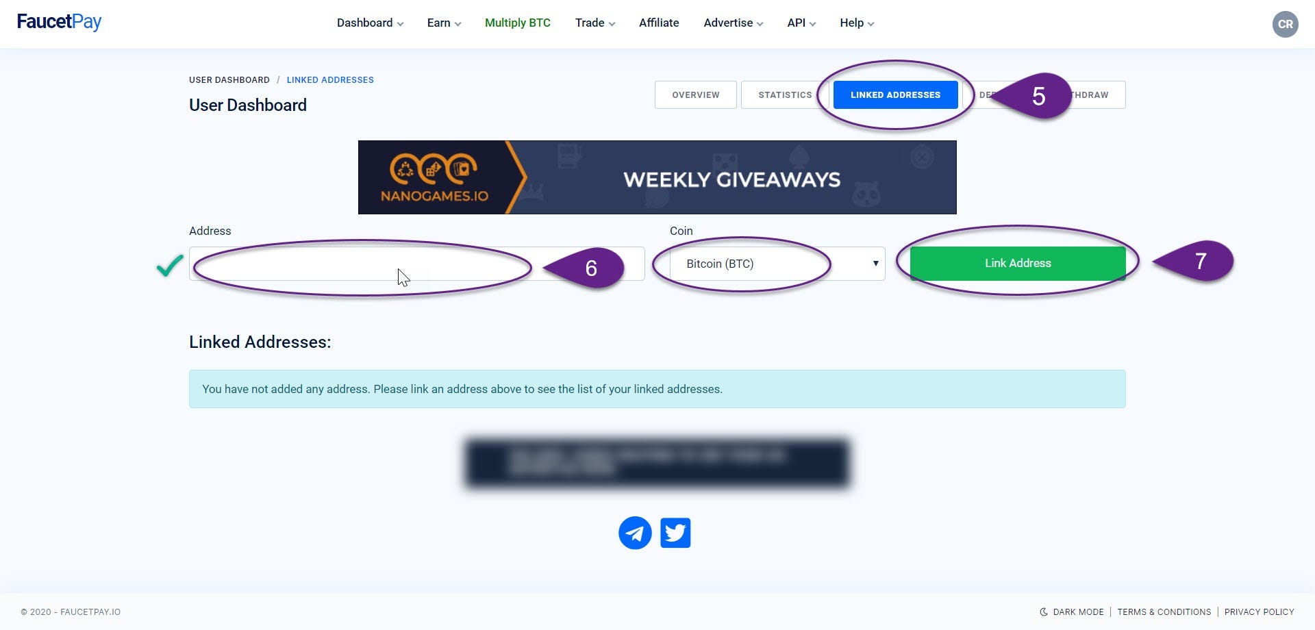 How To Create Account & Link Your Address In Faucetpay?