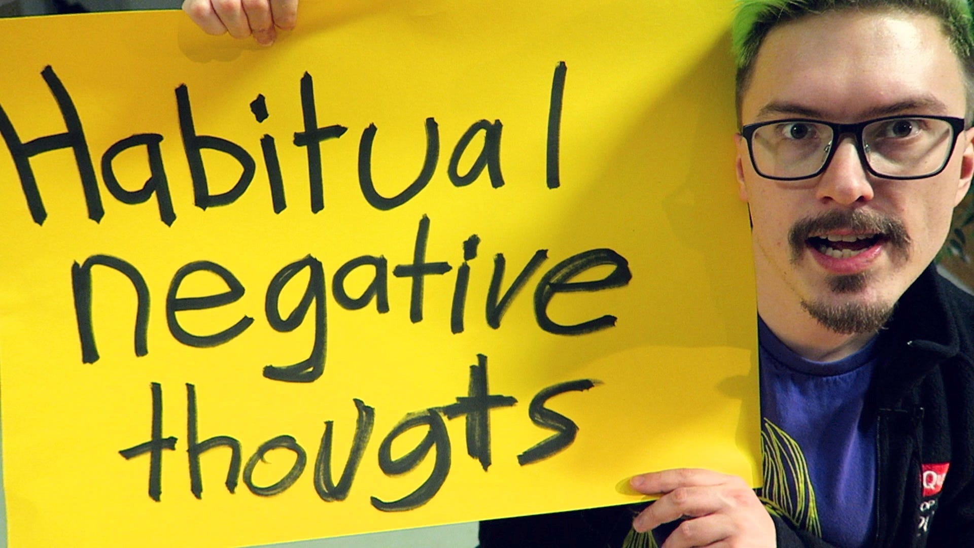 Today i want to talk about how negative thought patterns are sometimes 