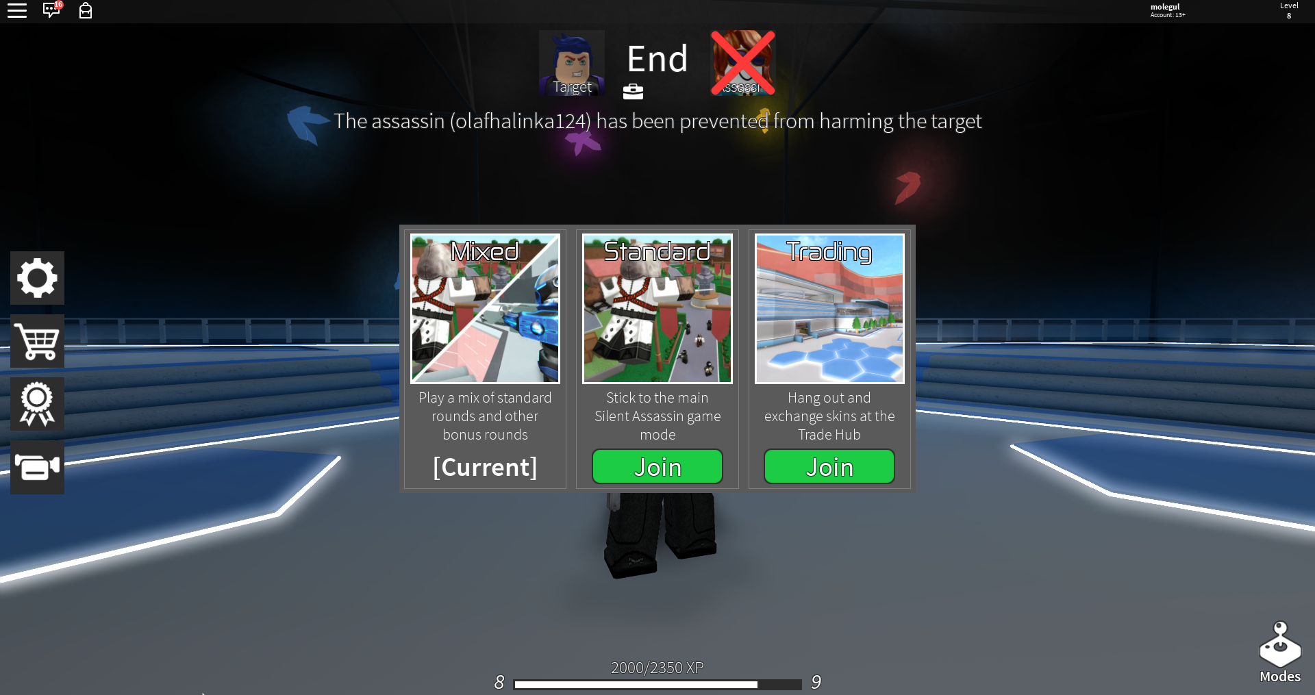 All Codes In Roblox Silent Assassin 2019