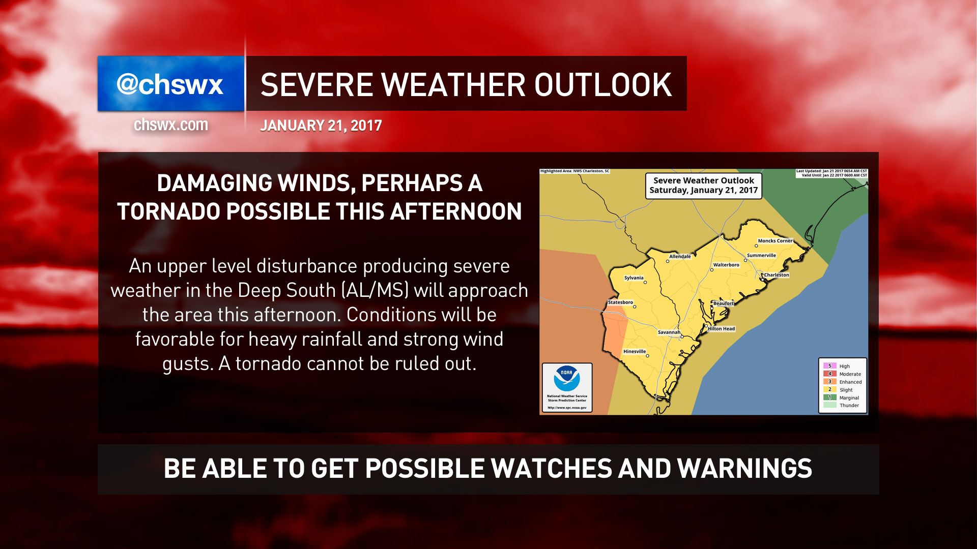 Severe weather risk this weekend. Significant damaging wind episode