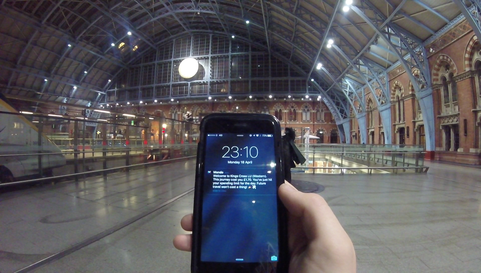 Notifications 4: TfL Hackathon Realtime Mondo Spending