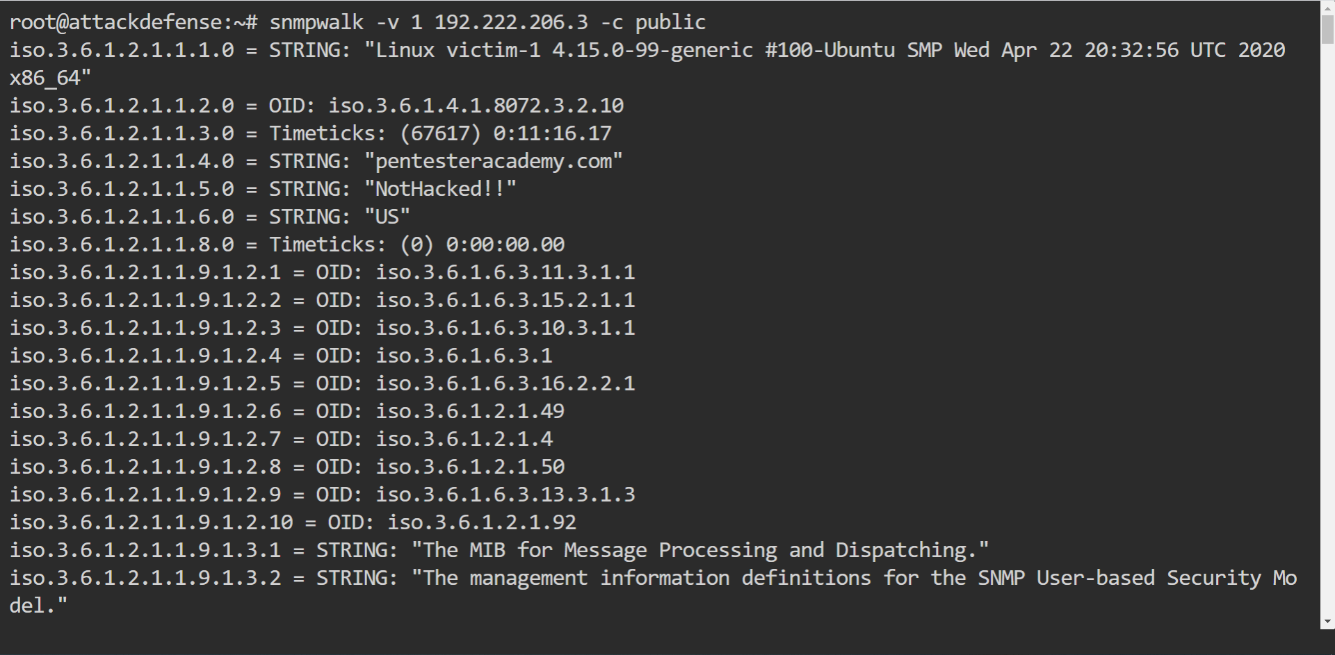 SNMP Exploitation with Metasploit and SNMPSet | by Ashish Bhangale ...