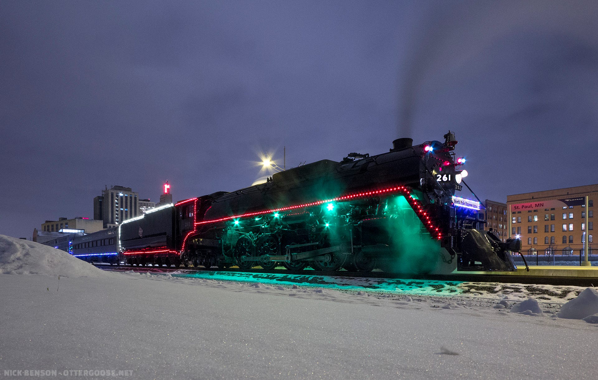 2015’s Twin Cities Christmas Trains by Nick Benson Medium