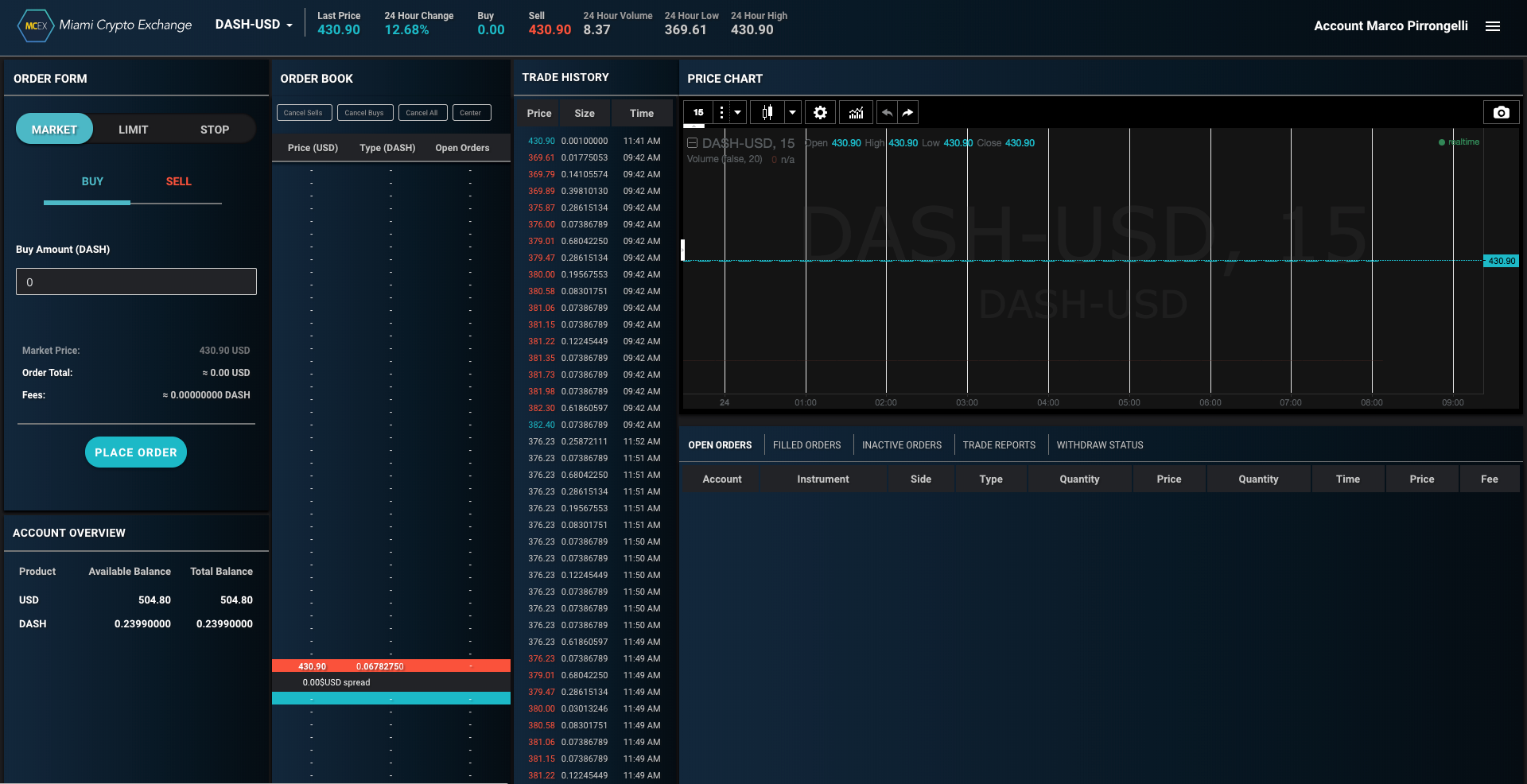 walk in crypto exchange