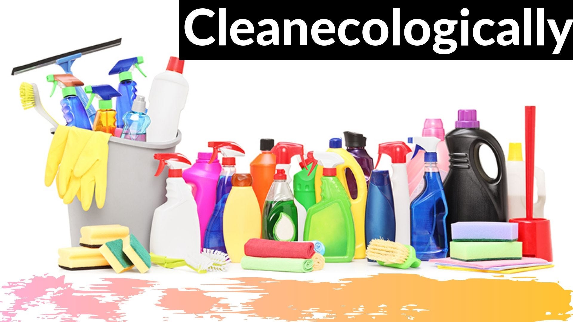 cleaning supplies and products