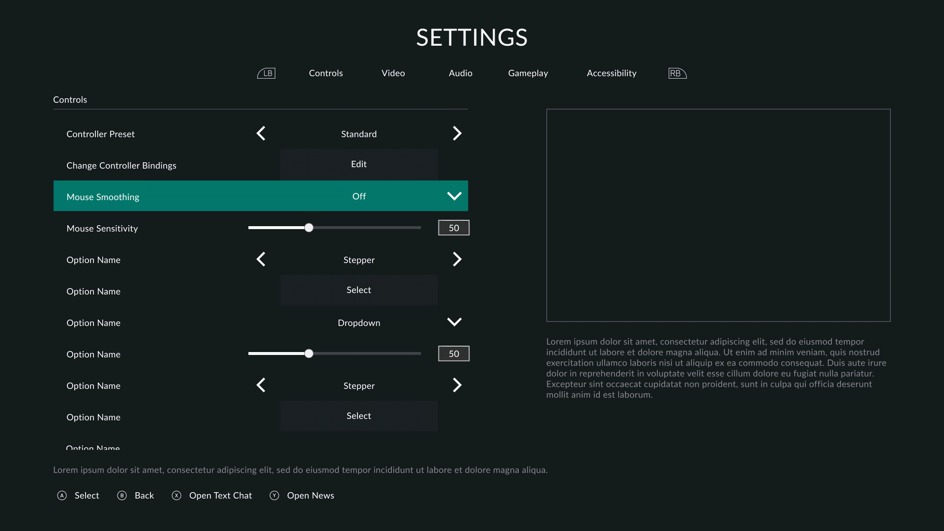 Designing main menu screens for visually impaired gamers by Tom