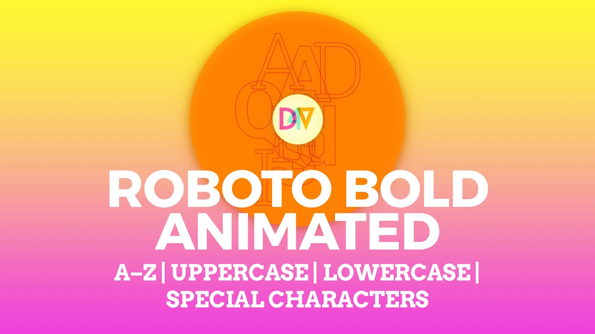 Roboto Bold Animated A Free Animated Svg Alphabet Kit By Juan Maguid Design Sketch Medium