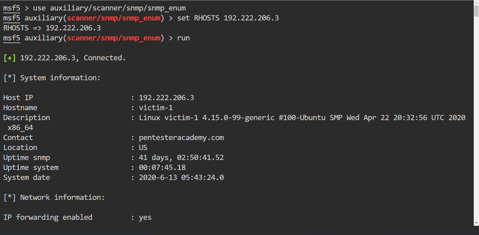 SNMP Exploitation with Metasploit and SNMPSet | by Ashish Bhangale ...