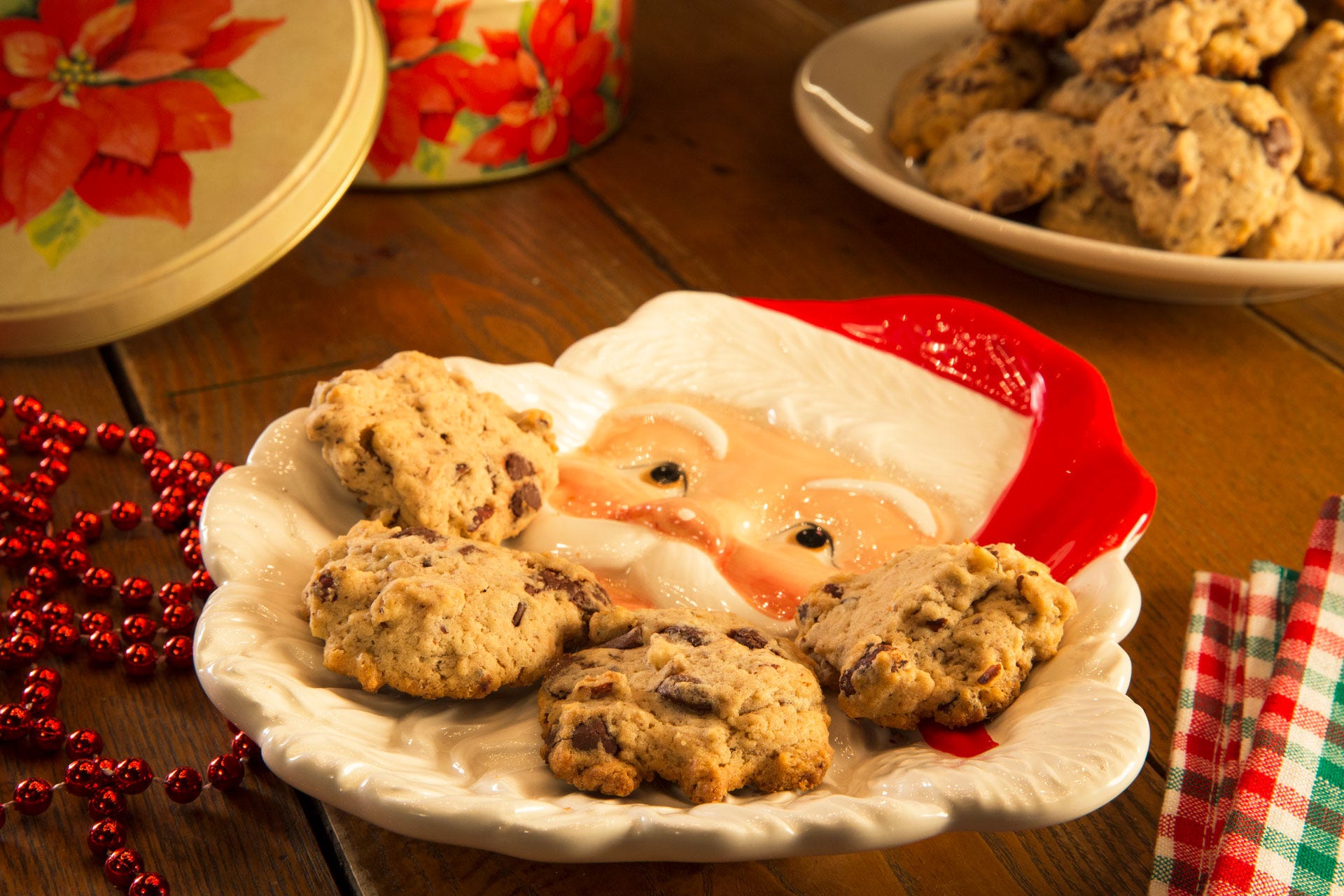 Dark Chocolate Hazelnut Drop Cookies by The Food Channel Food