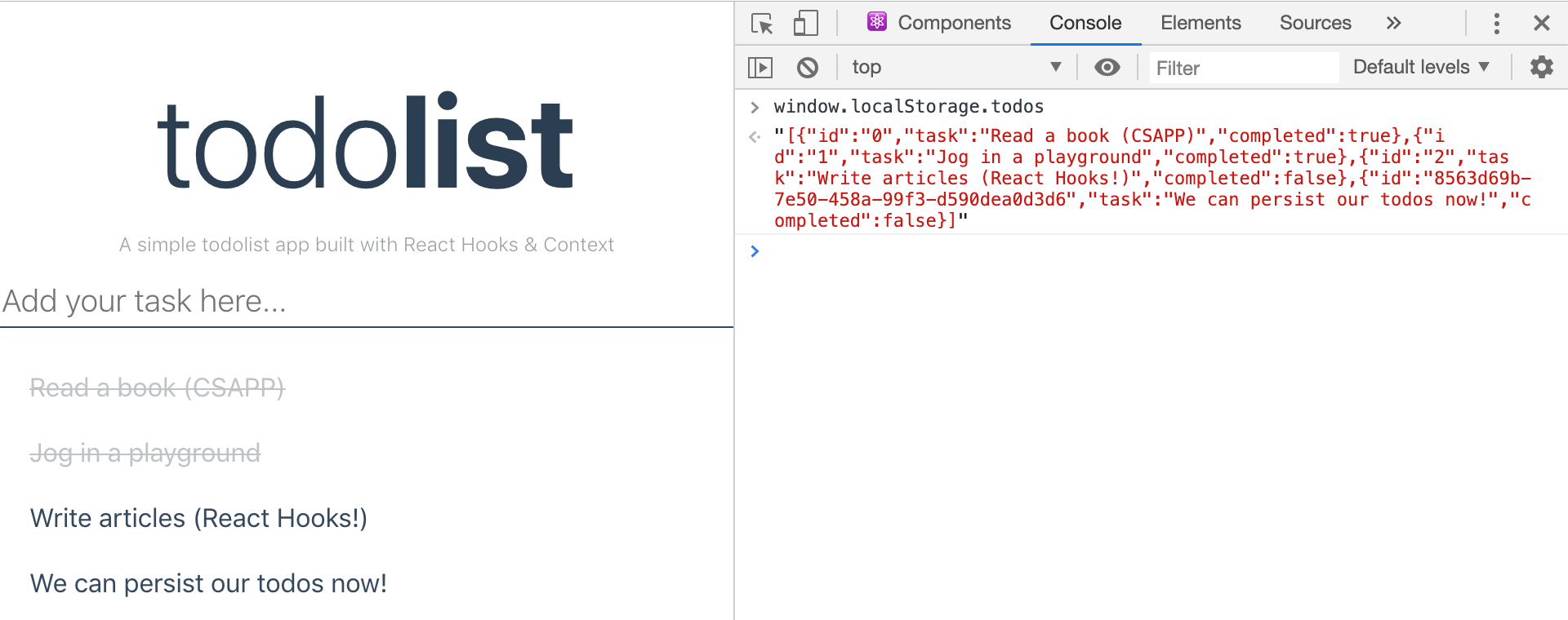 Build a todo list app with React Hooks and Context | by ...
