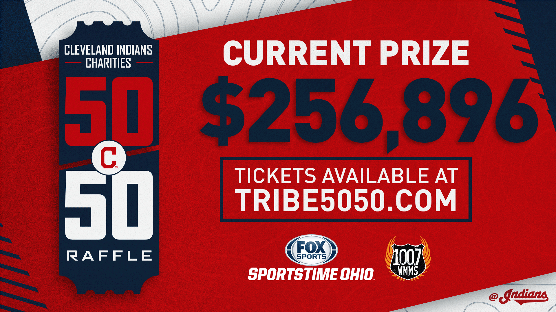 Cleveland Indians Announce 22Game Streak 50/50 Raffle Winning Number