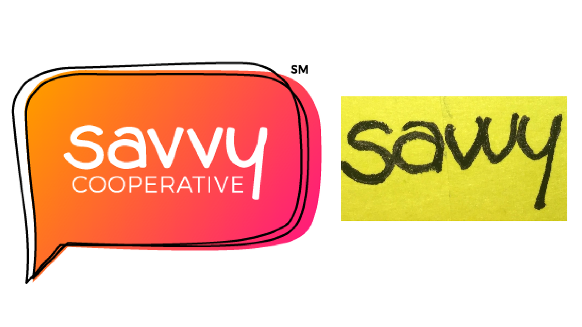 final savvy logo vs. initial logo