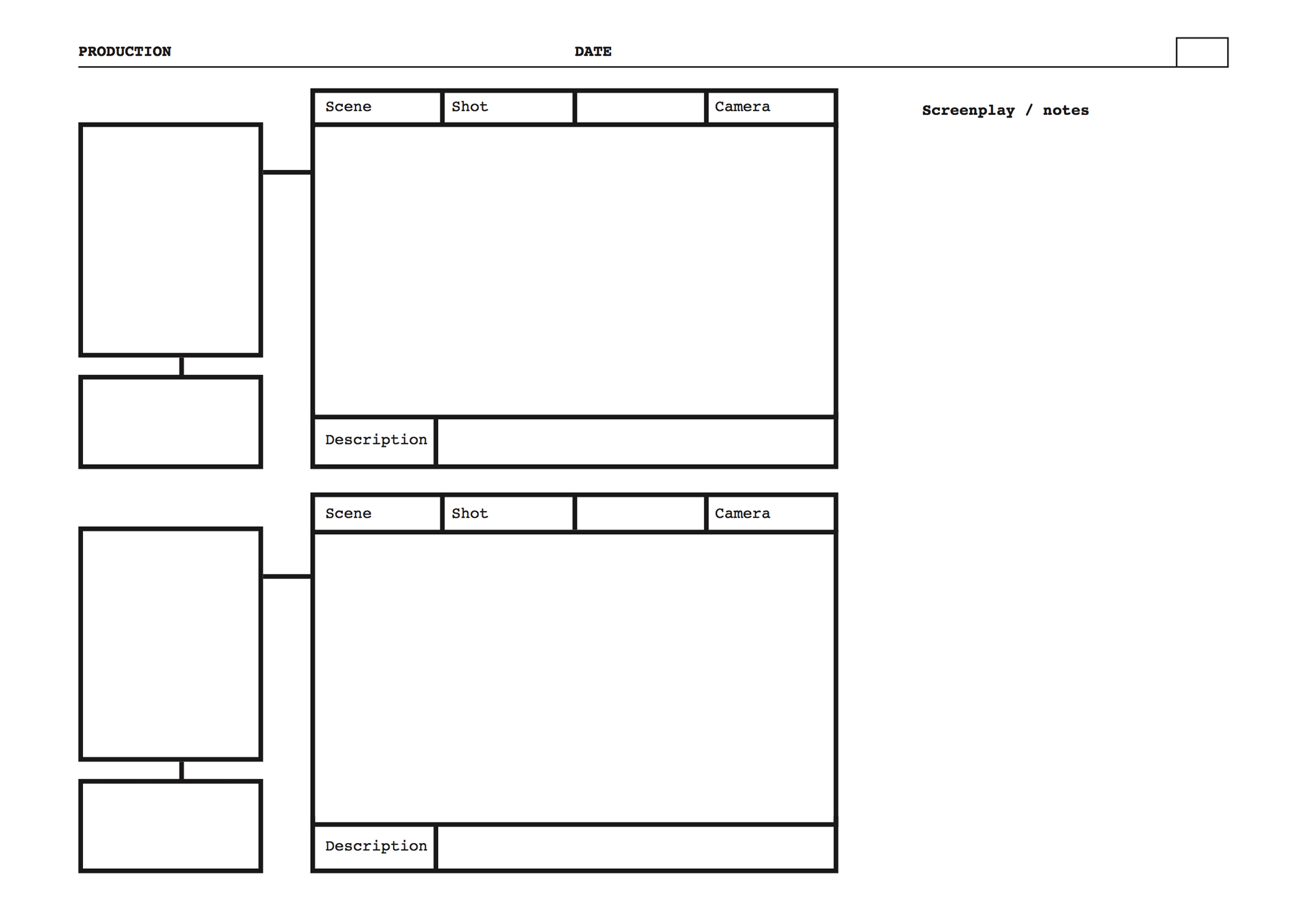 Free PDF Storyboard Templates. Do you need a print-ready free… | by ...