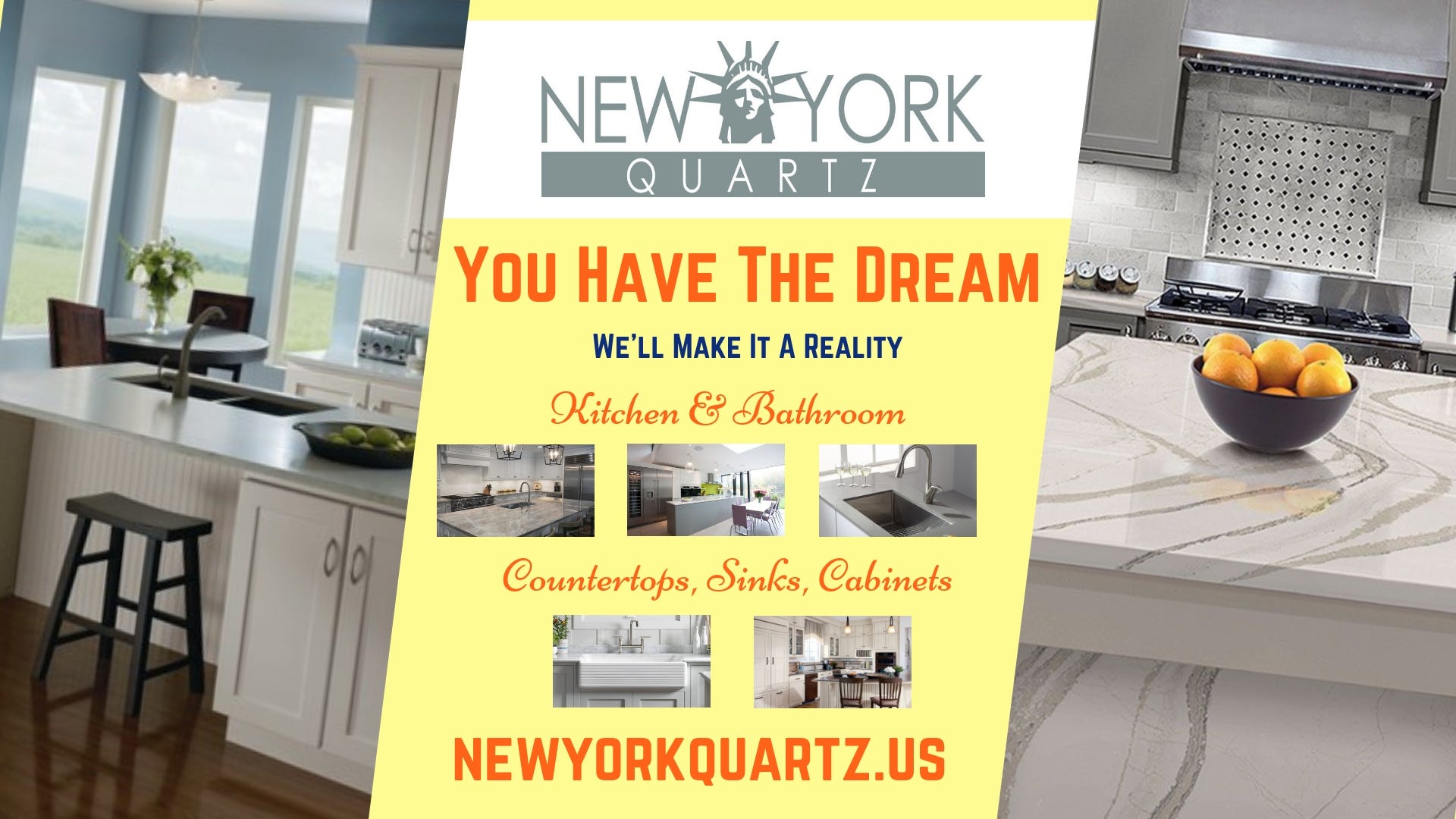 Classic Kitchen Granite Countertops New York Quartz Llc Medium