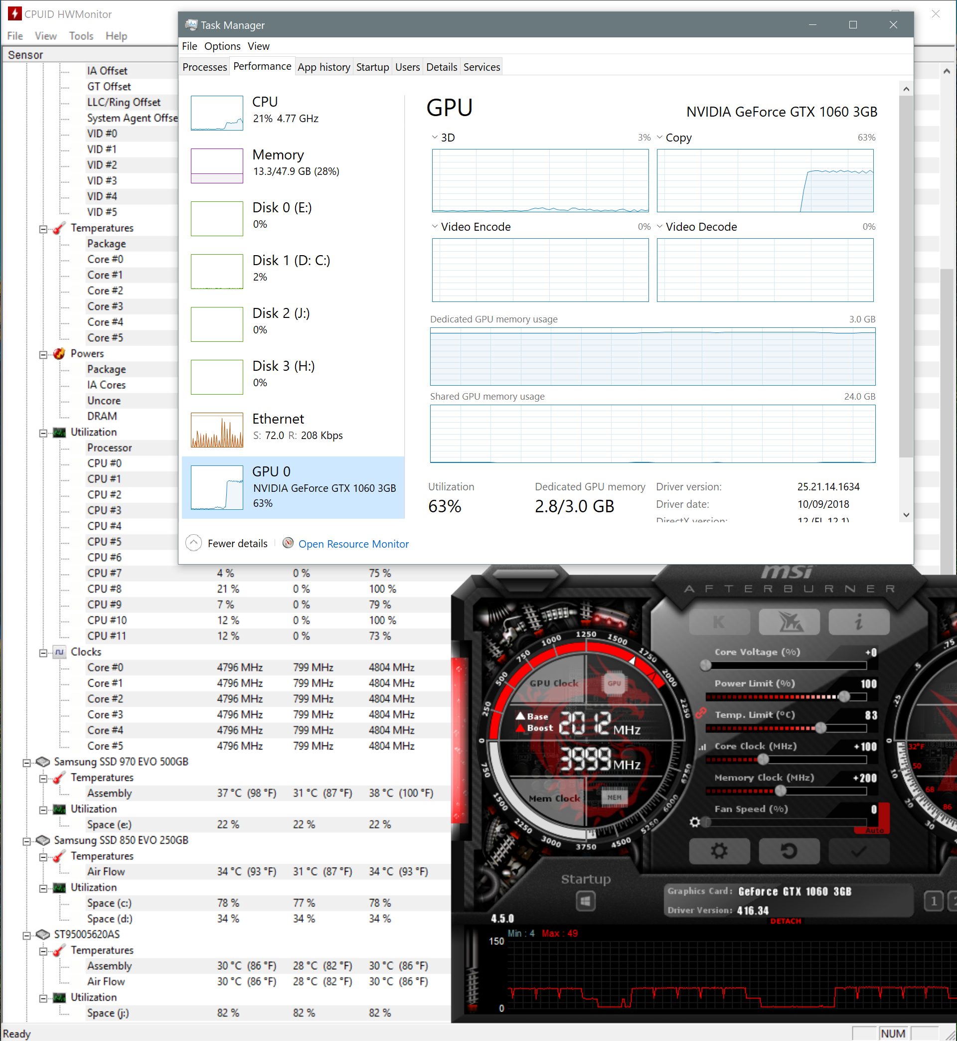 How Does Overclocking CPU/GPU Affect Deep Learning Training Speed?